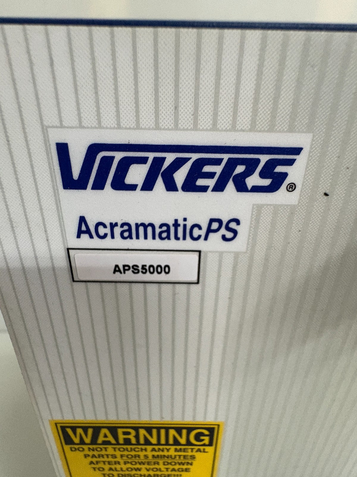 VICKERS ACRAMATIC PS APS 5000