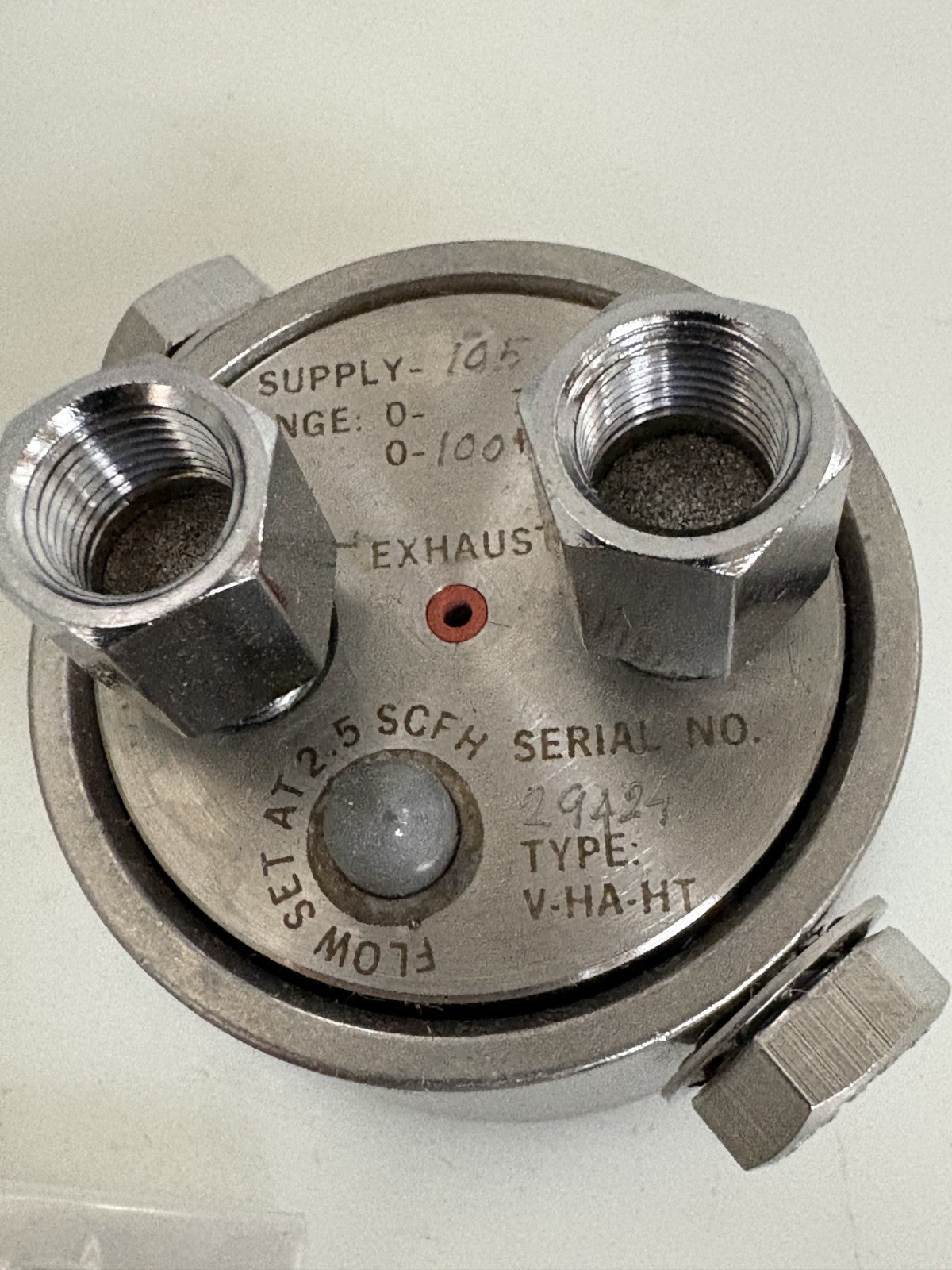 HASTELLOY C DIAPHRAGM PRESSURE CONTROLLER V-HA-HT