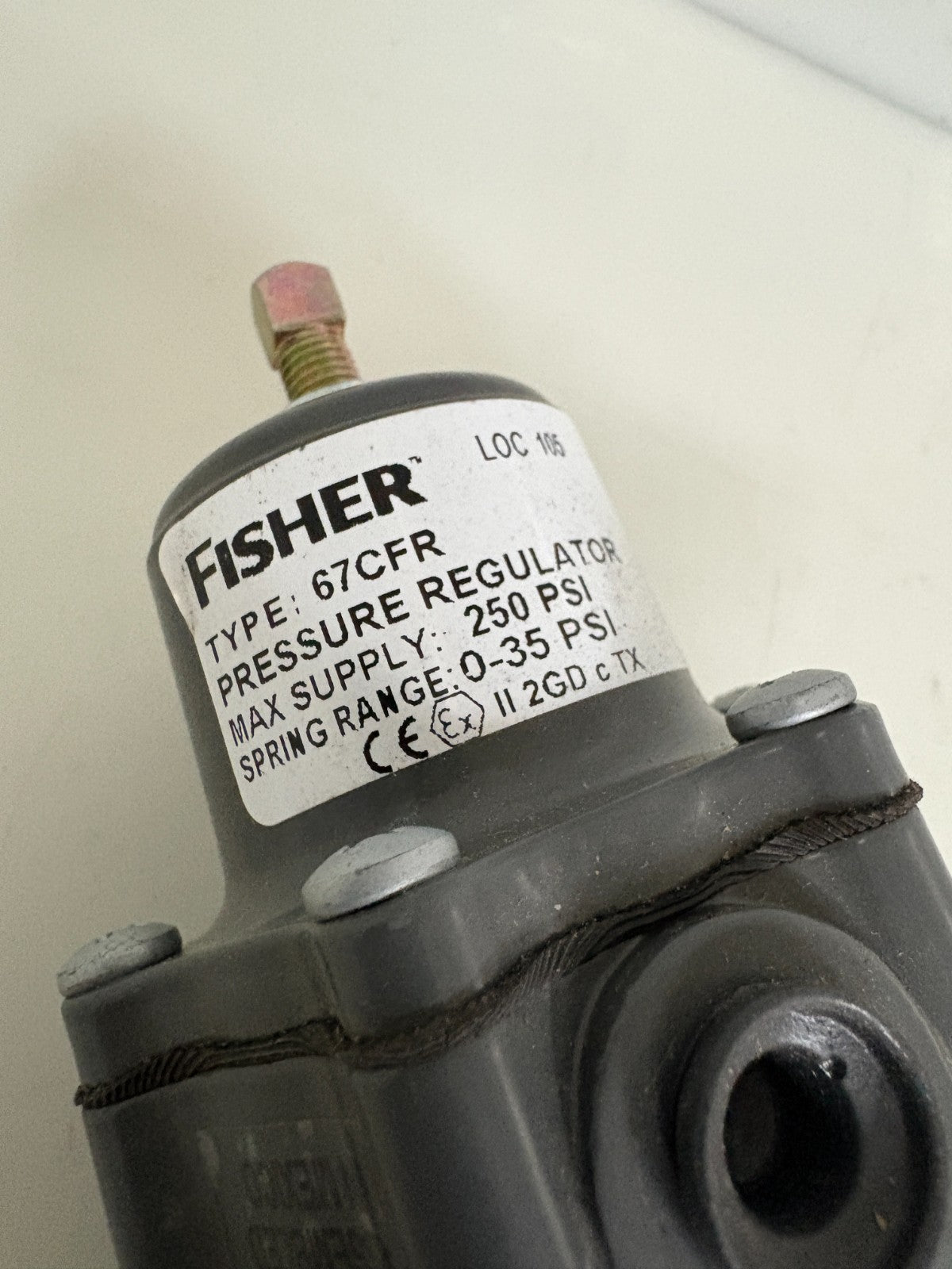 FISHER PRESSURE REGULATOR 67CFR
