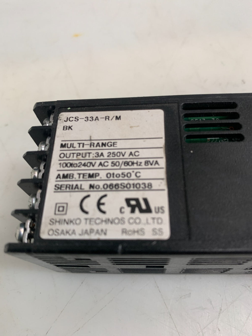 SHINKO JCS-33A-R/M Multi Range Digital Controller