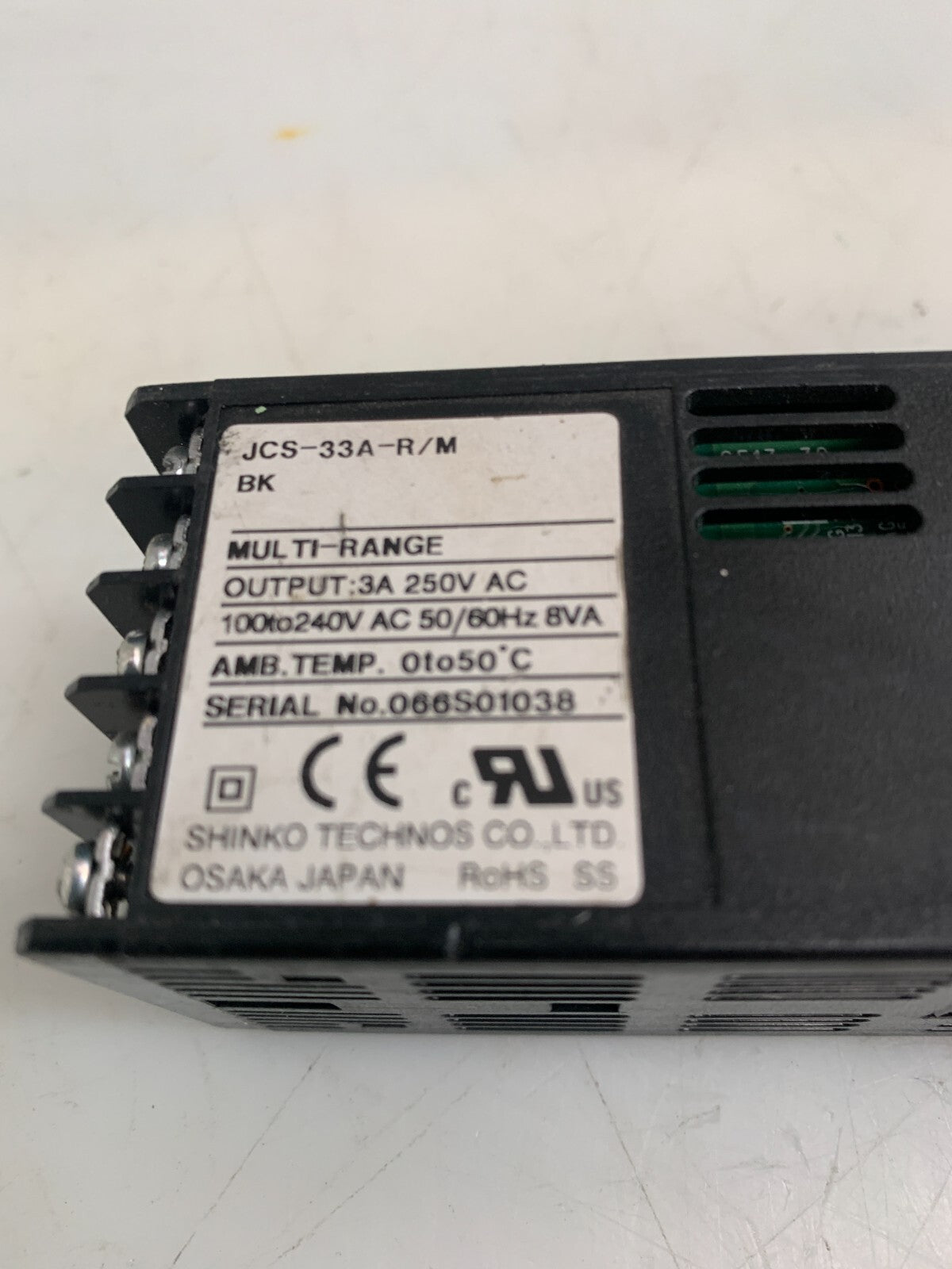 SHINKO JCS-33A-R/M Multi Range Digital Controller