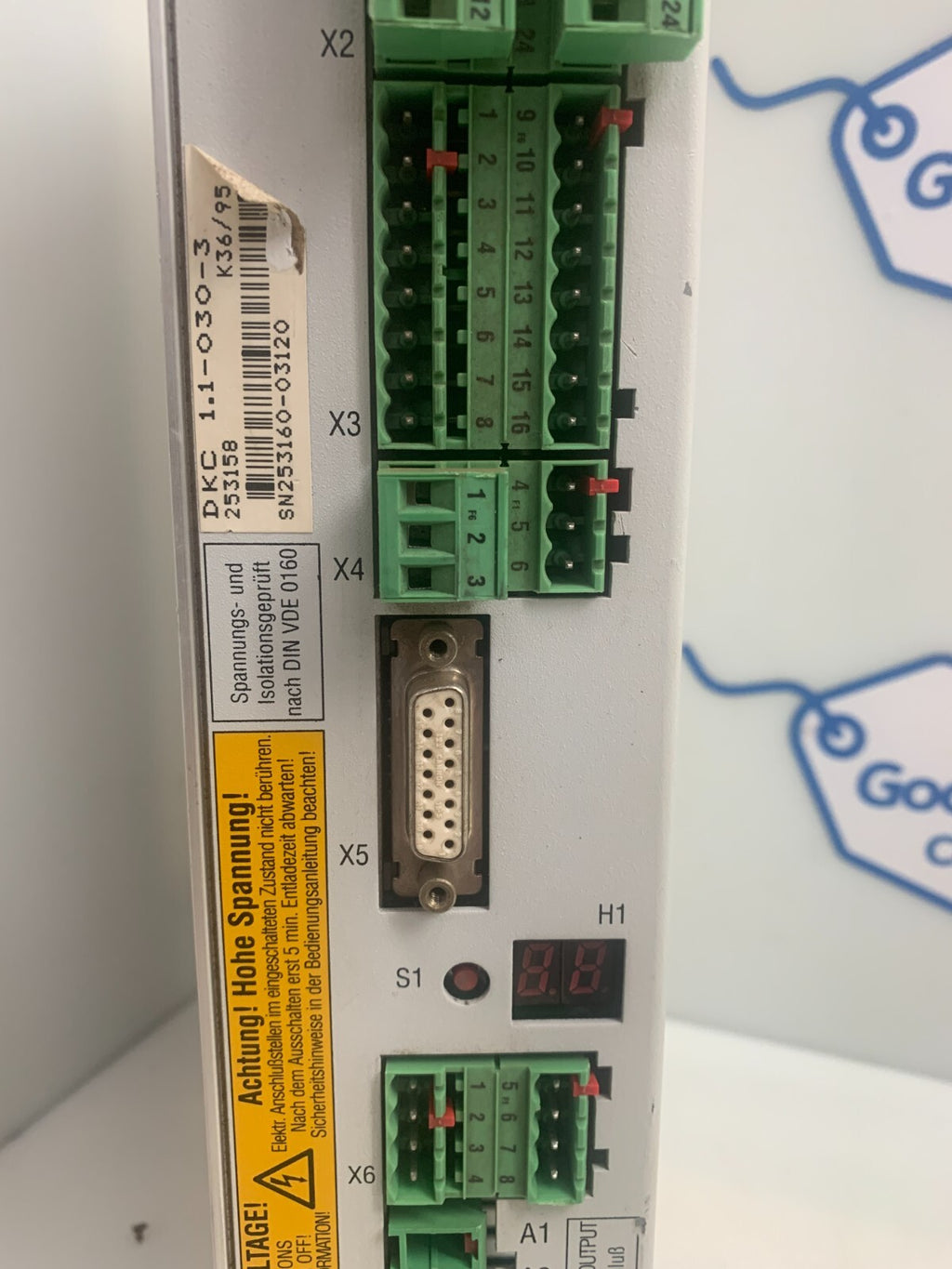 BOSCH / INDRAMAT  Ecodrive  DKC1.1-030-3  Digital AC-Servo Controller  253158