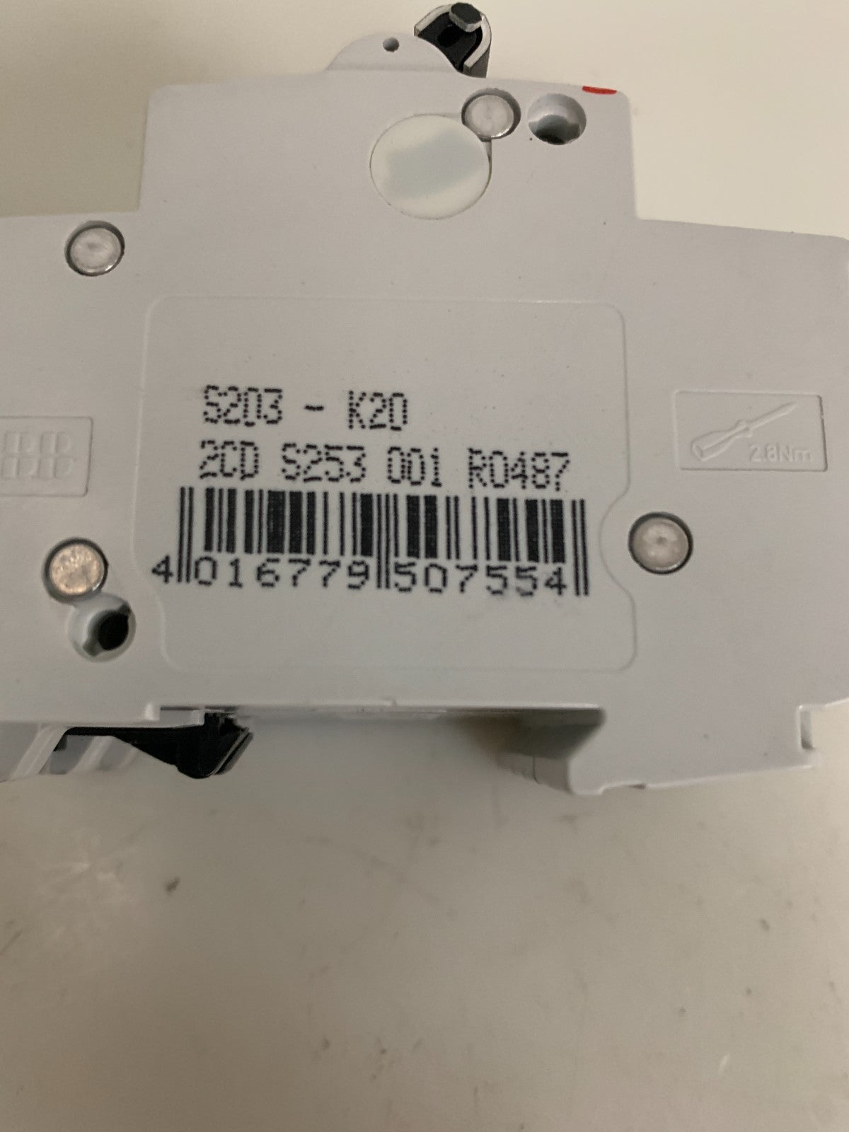 LOT OF 2  ABB CIRCUIT BREAKER K20A S203-K20