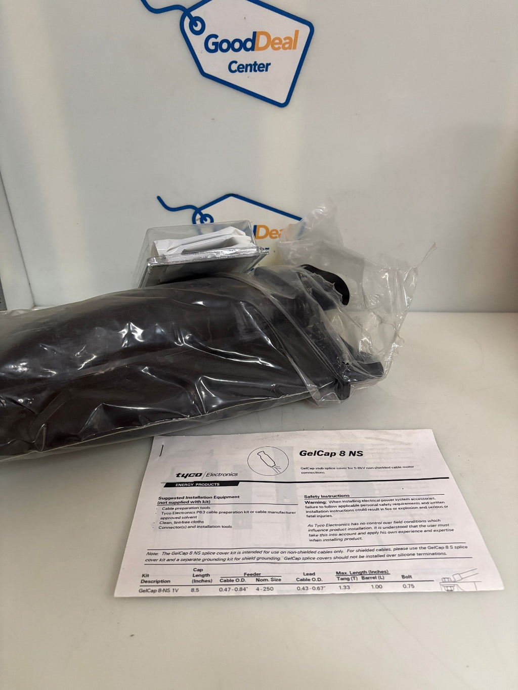 RAYCHEM MOTOR STUB KIT INSULATING SPLICE COVER GEL CAP-8-NS-2V (B1)0