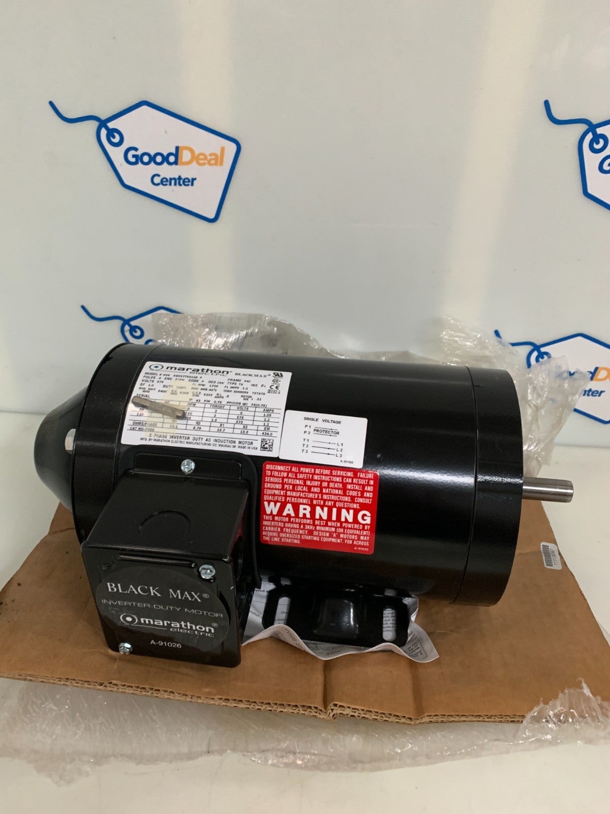 MARATHON BLACK MAX INDUCTION MOTOR SVK 56H17T5312B