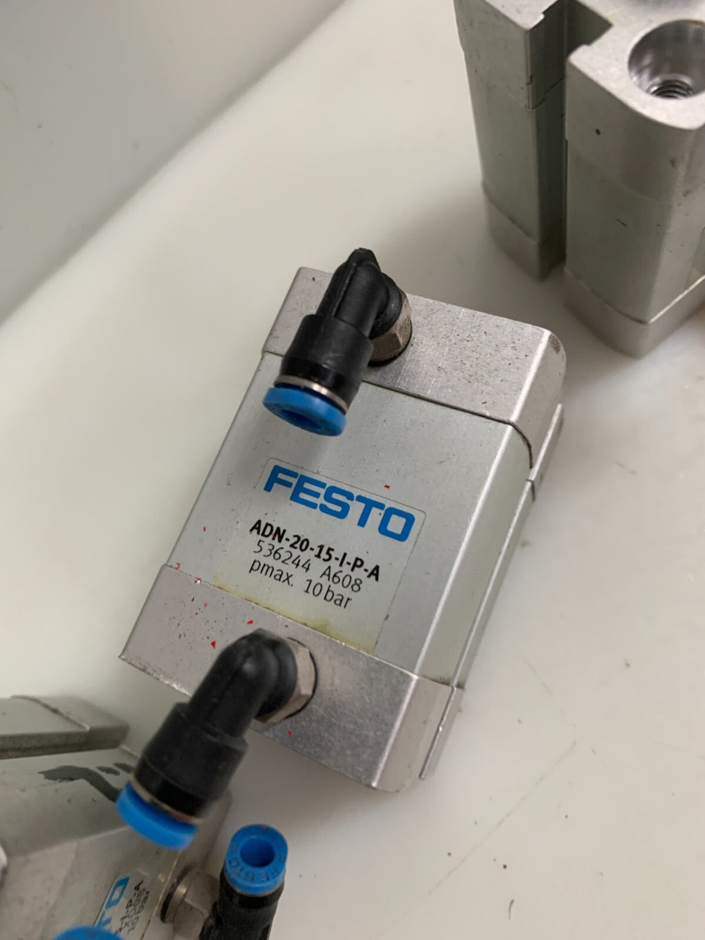 LOT OF 3 FESTO COMPACT PNEUMATIC CYLINDER 536244 ADN-20-15-I-P-A