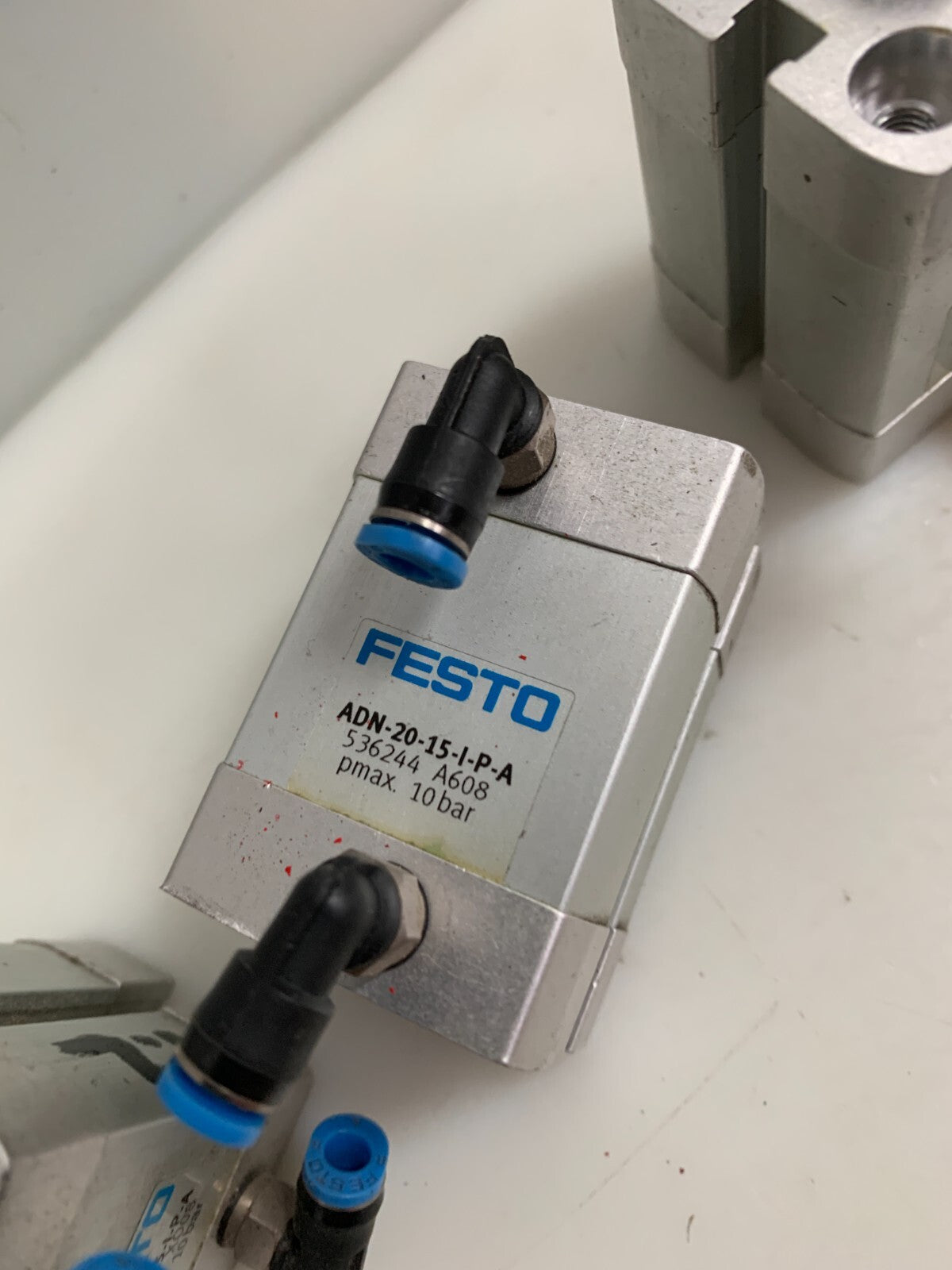 LOT OF 3 FESTO COMPACT PNEUMATIC CYLINDER 536244 ADN-20-15-I-P-A