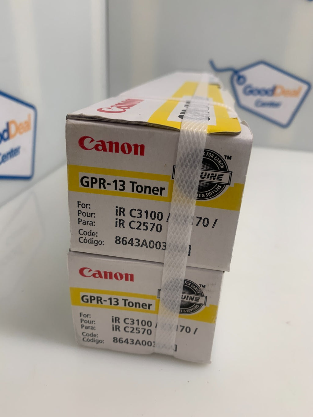 Lot of 2 CANON GPR-13 Toner Yellow