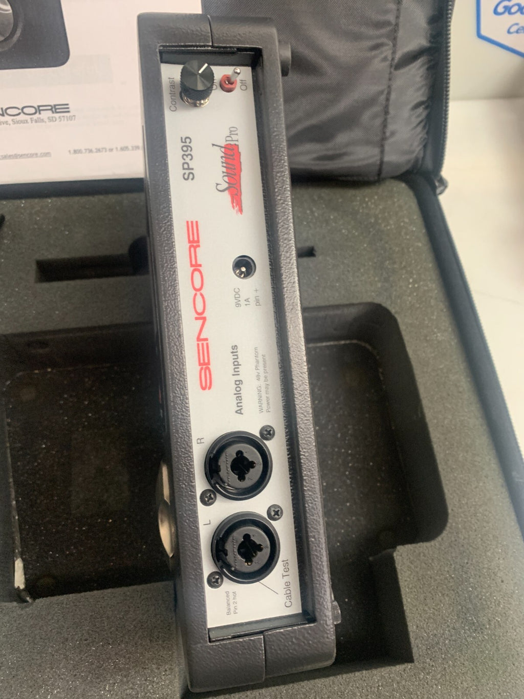 SENCORE SP395 SoundPro Audio Integrator (Power Supply Missing)