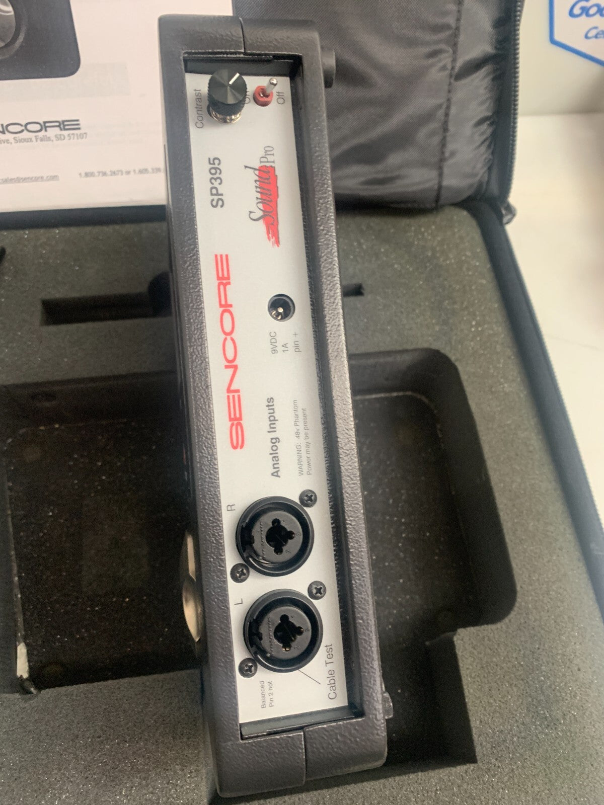 SENCORE SP395 SoundPro Audio Integrator (Power Supply Missing)