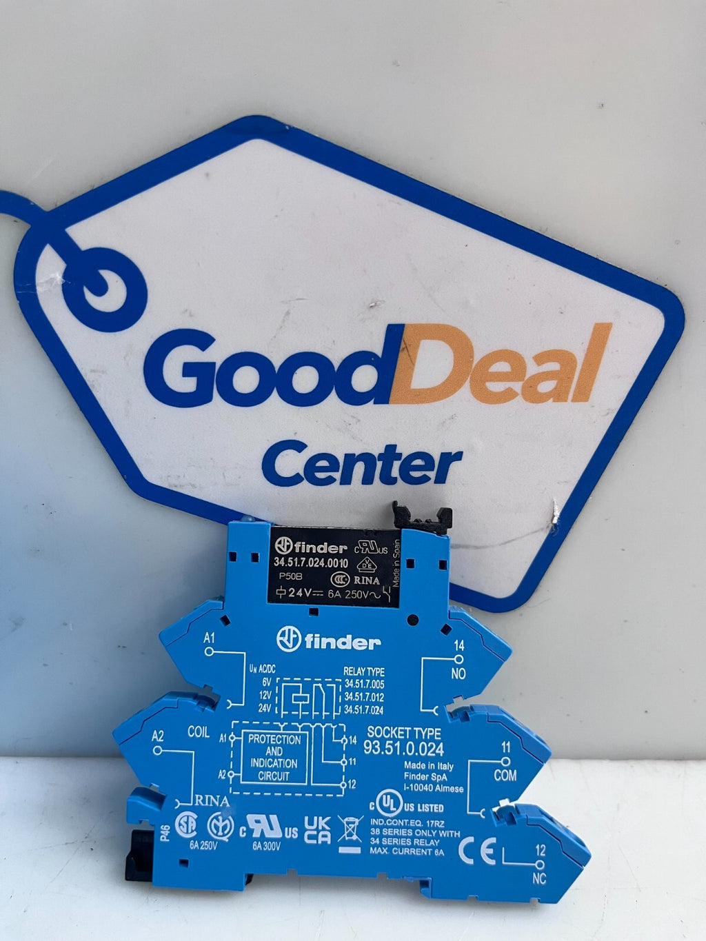 FINDER 38.61.0.024.0060  Interface Relay Screwless Module (Box of 10)