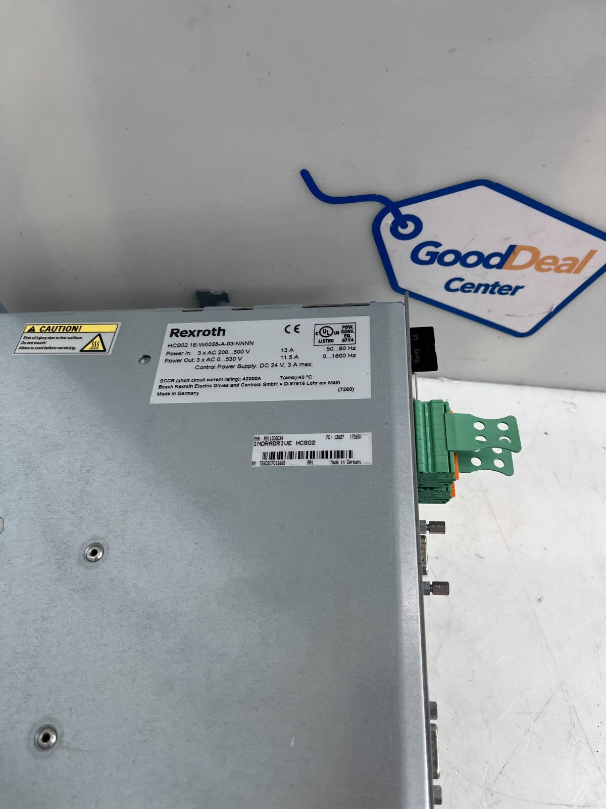 REXROTH  HCS02.1E-W0028-A-03-NNNNN Servo Drive R9112983742
