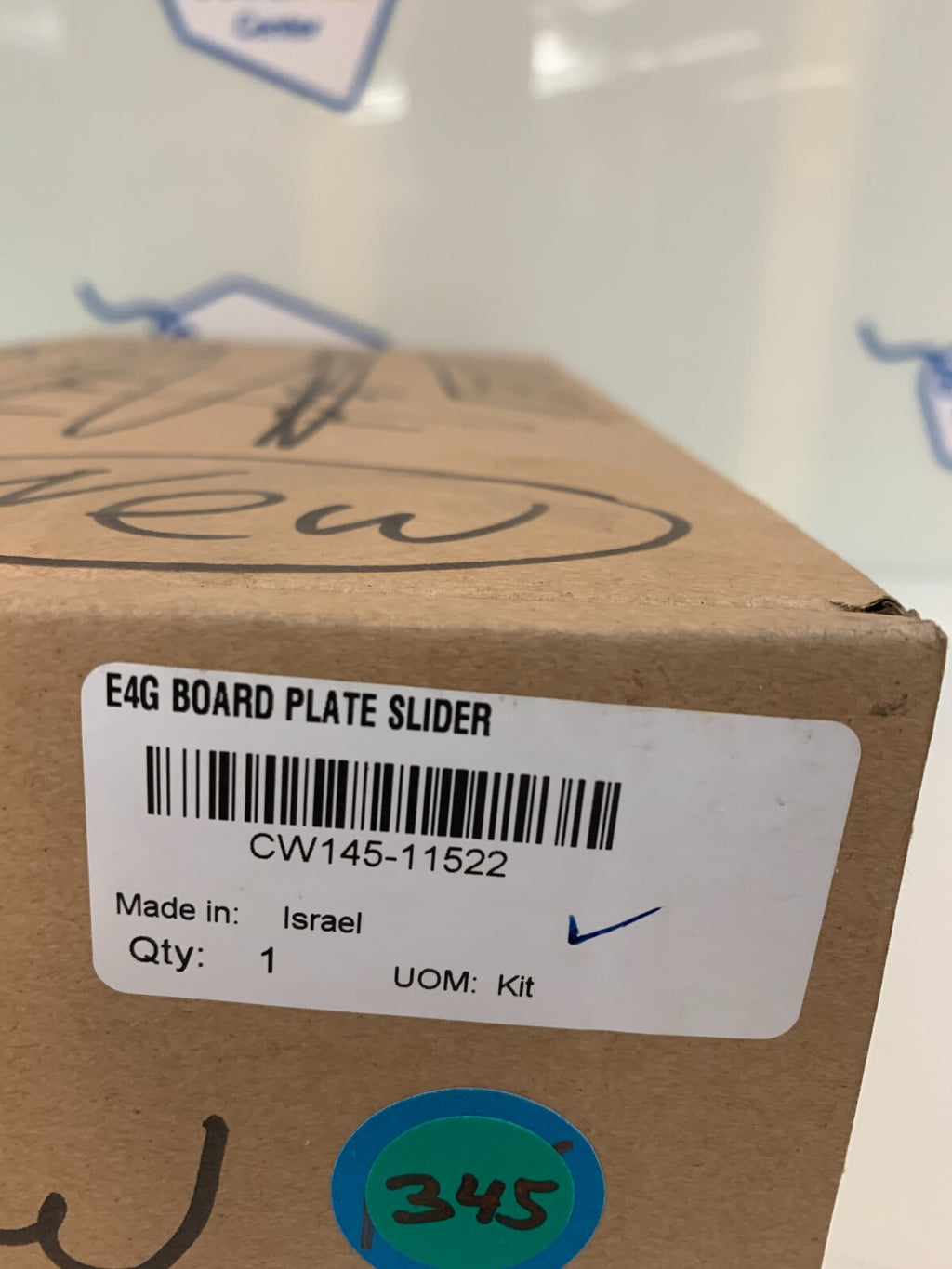 HP E4G Board Plate Slider CW145-11522