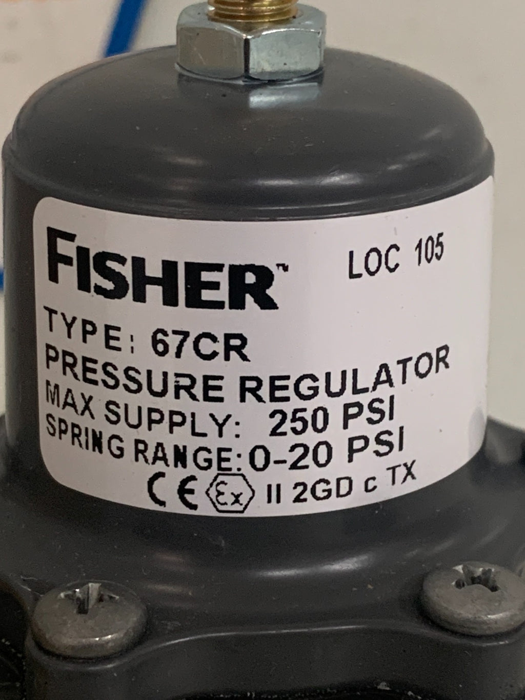 FISHER PRESSURE REGULATOR 67CR