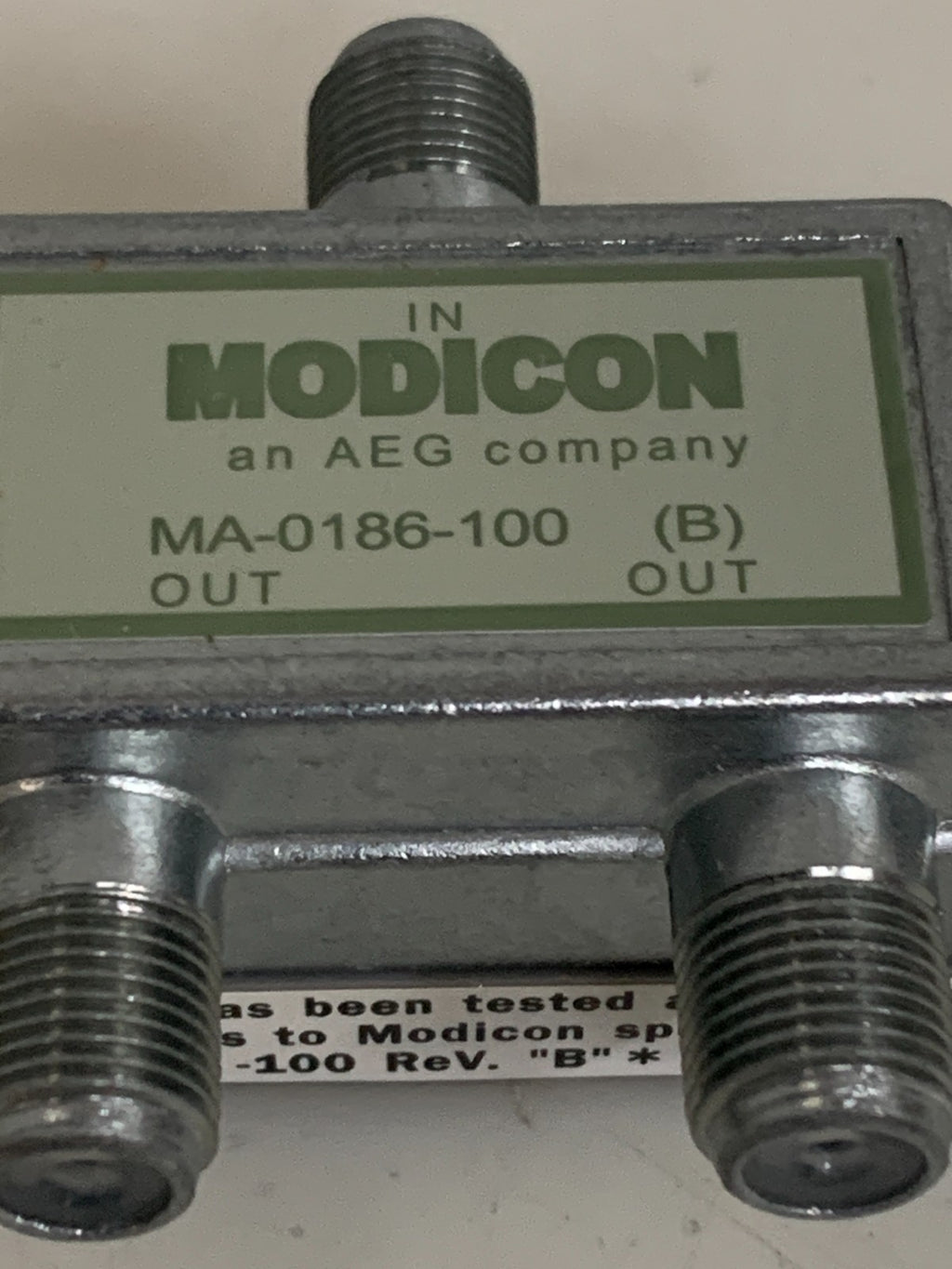 SCHNEIDER MODICOM COMMUNICATION LINE SPLITTER MA-0186-100