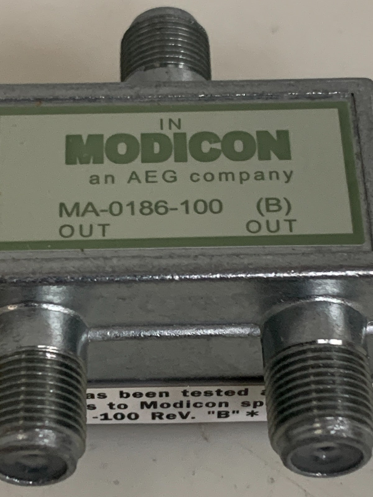 SCHNEIDER MODICOM COMMUNICATION LINE SPLITTER MA-0186-100
