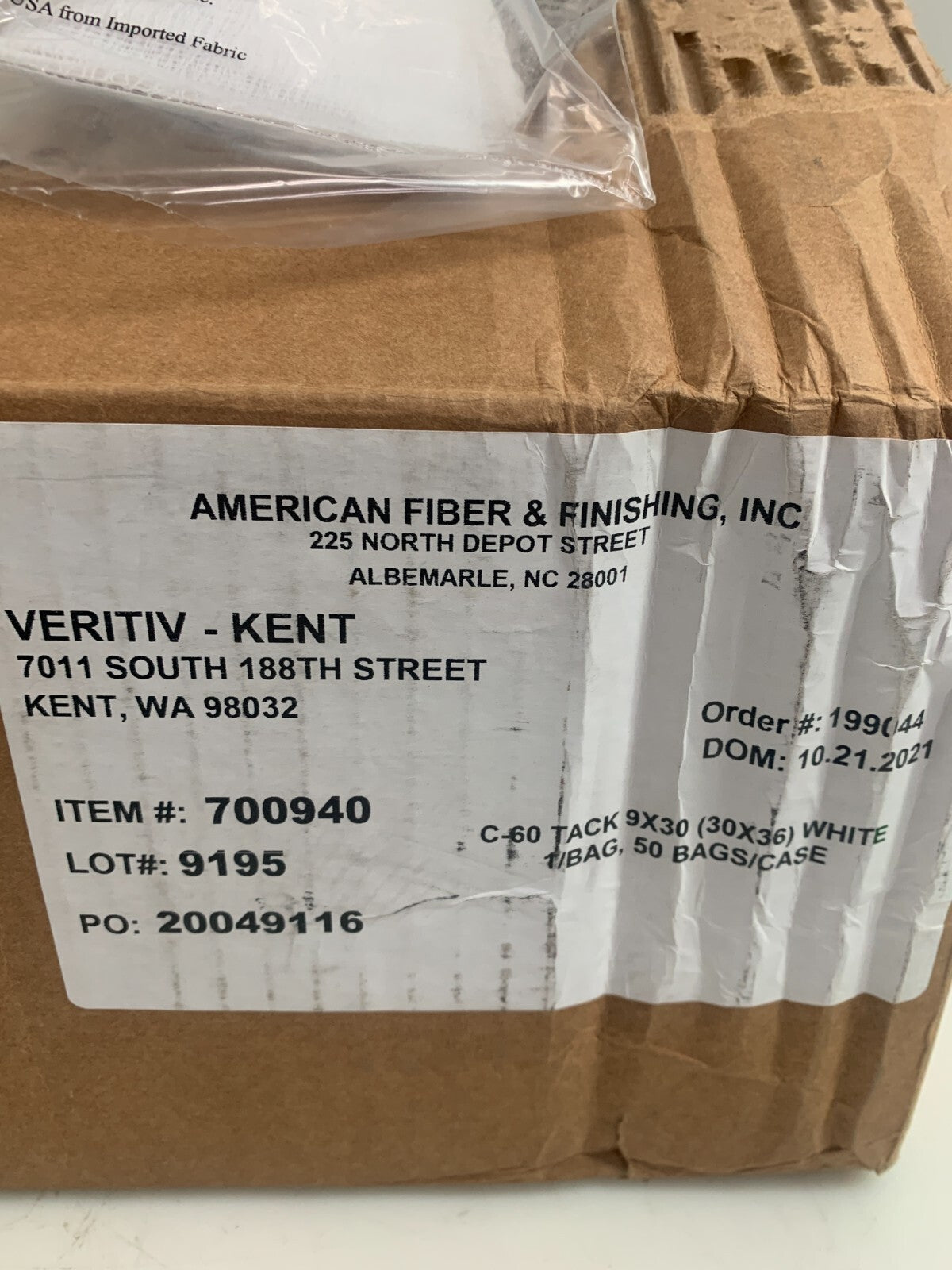 American Fiber & Finishing C-60 30in x 36in Tack Rags Cloth 700940 Case of 50
