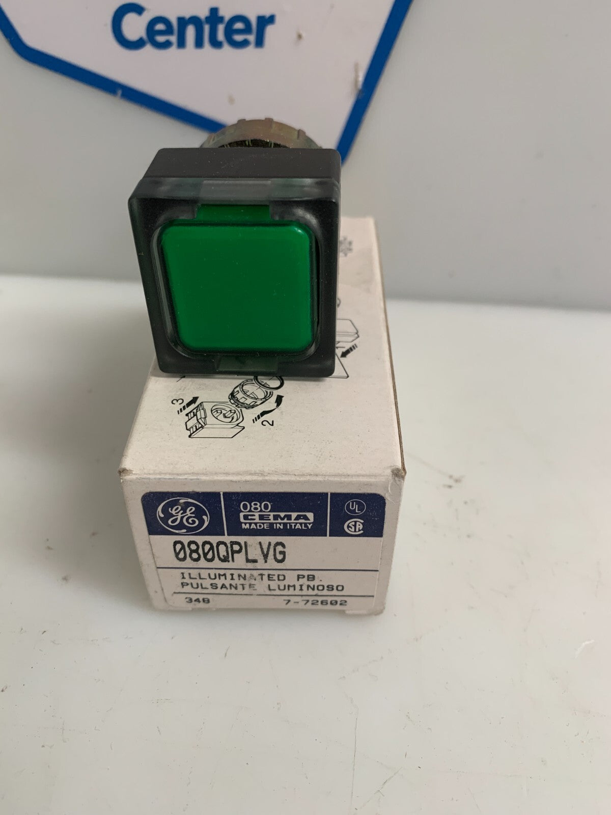 LOT OF 5 GE CEMA 080QPLVG CONTACT BLOCK1