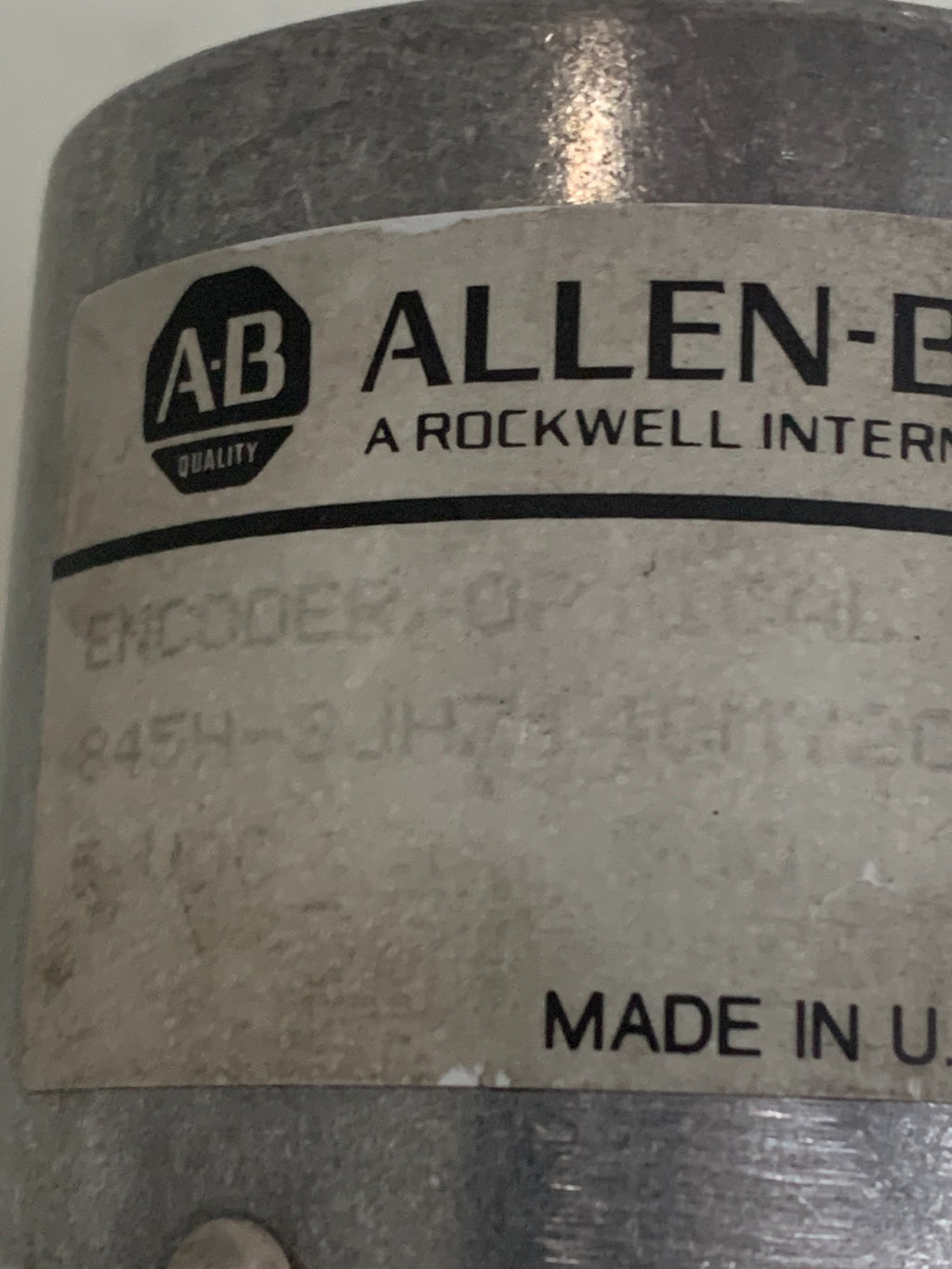 ALLEN BRADLEY ENCODER 845H-SJHZ 4 4OMY2C