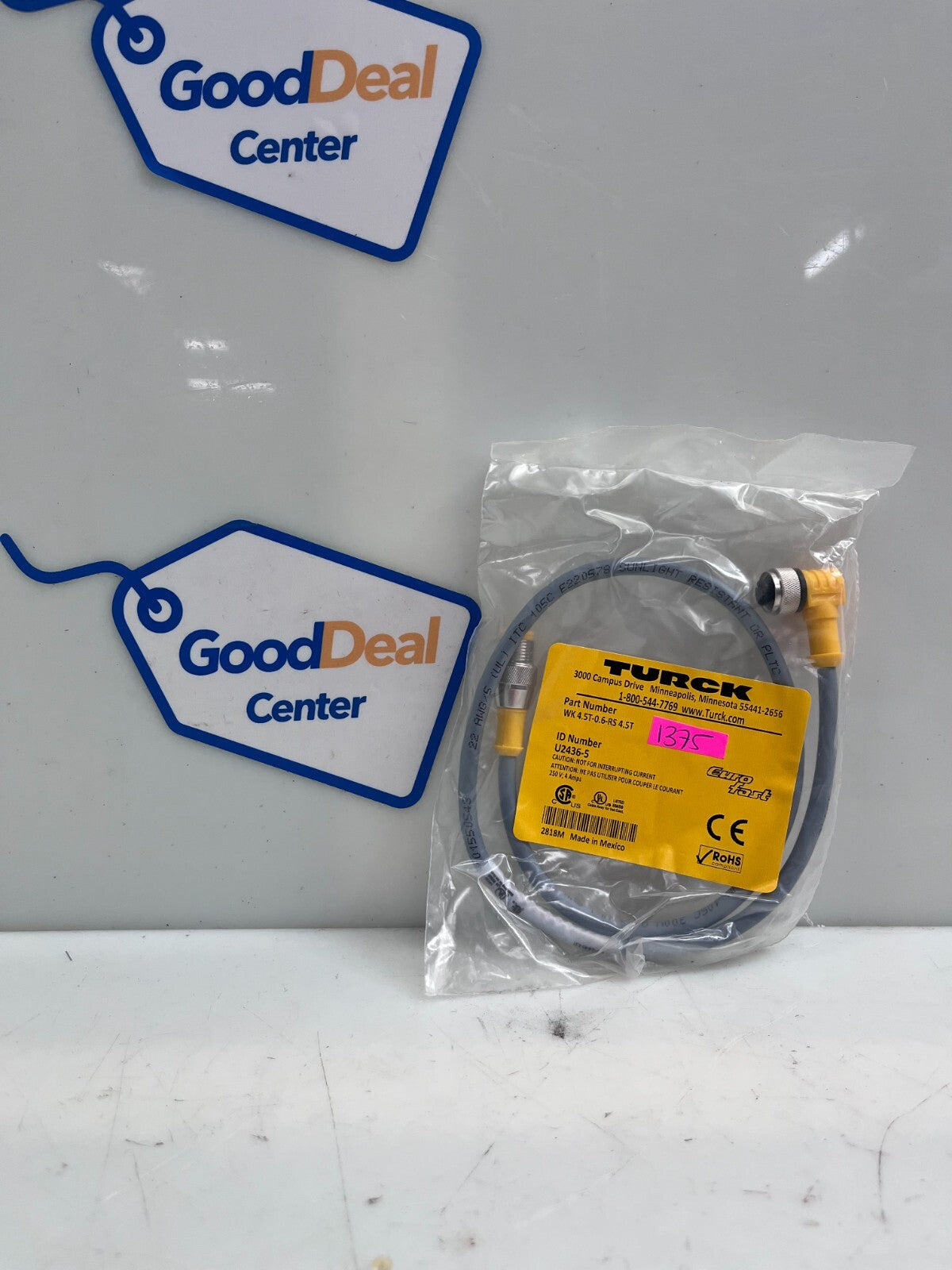 TURCK WK 4.5T-0.6-RS 4.5T/S653 Cordset
