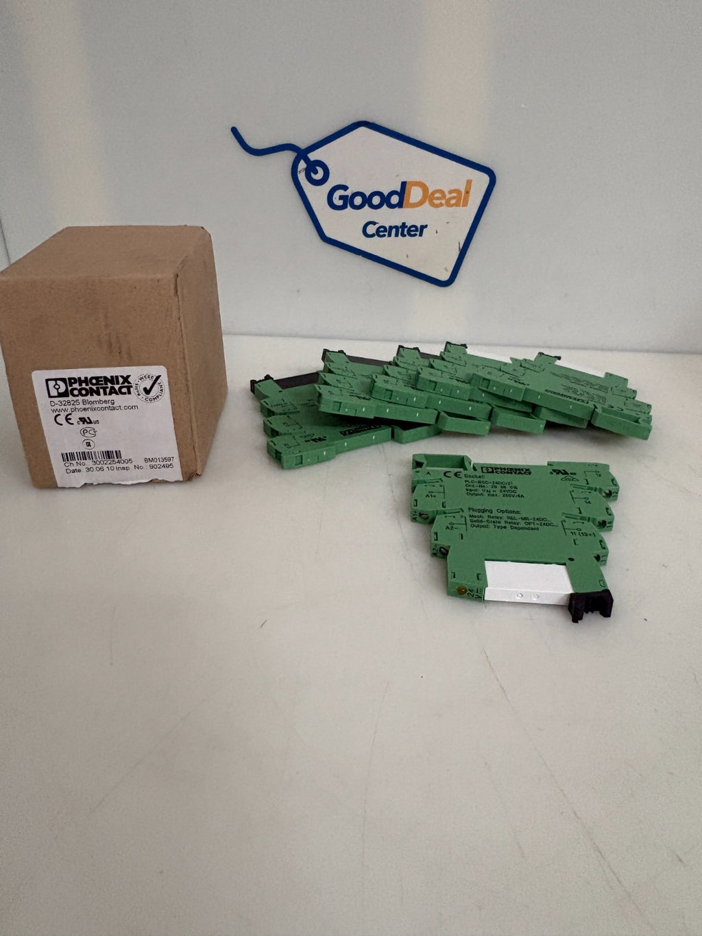 LOT OF 6 PHOENIX CONTACT 24VDC RELAY MODULE PLC-RSC-24DC/210