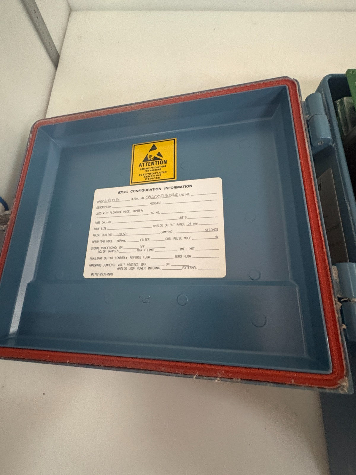 ROSEMOUNT SMART FAMILY MAGNETIC FLOW TRANSMITTER 8712C R12N54