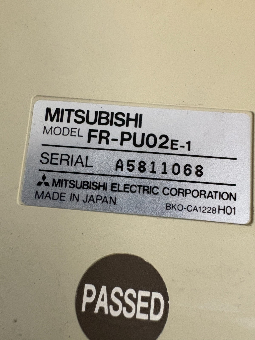 LOT OF 2 MITSUBISHI INVERTER PARAMETER UNIT FR-PU02E-13