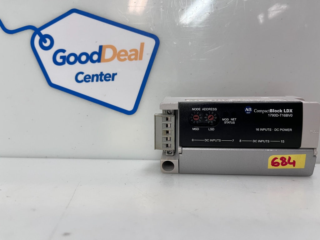 Allen Bradley 1790D-T16BV0 Series B, DeviceNet CompactBlock LDX Input Module