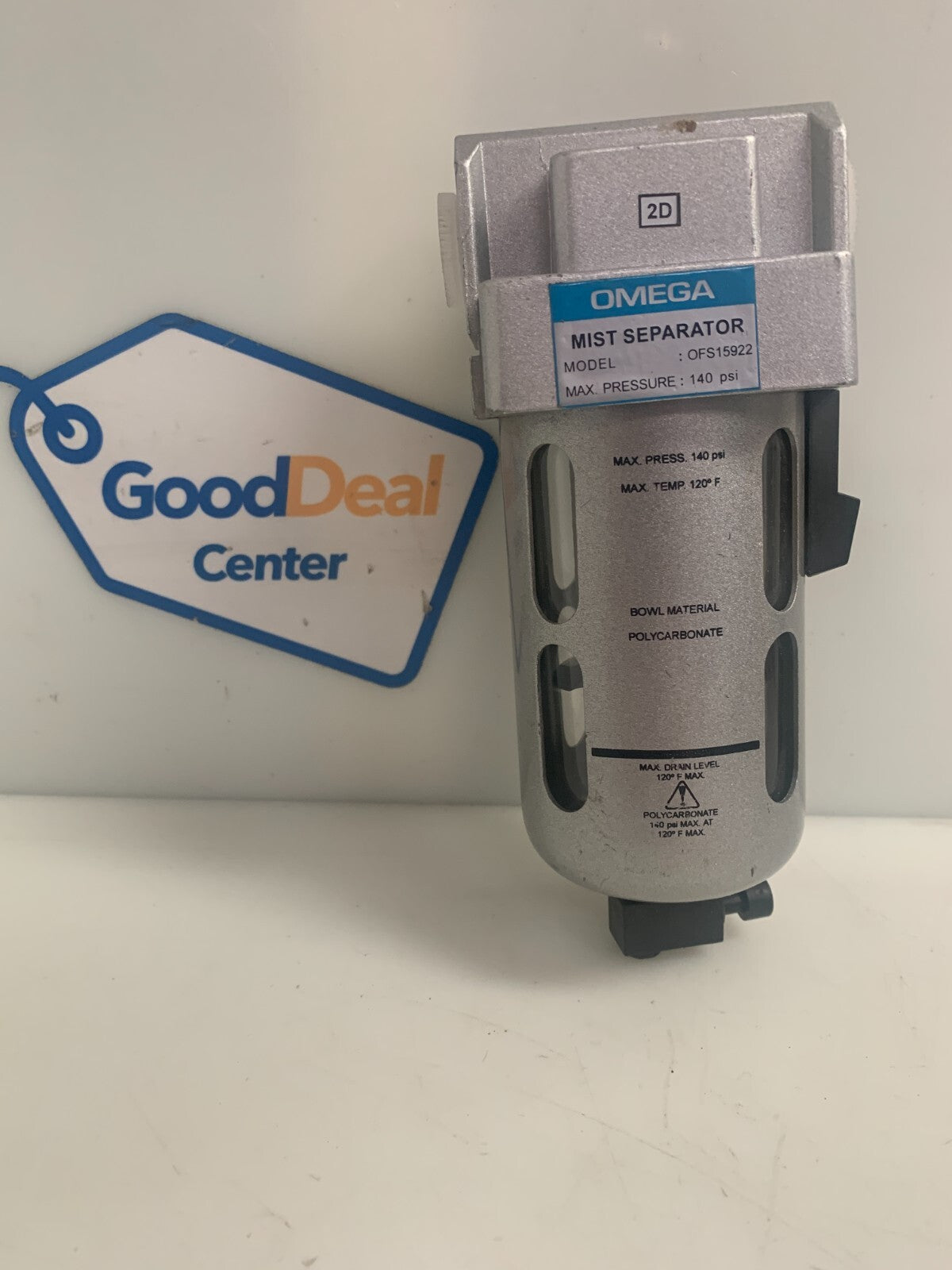 OMEGA MIST OIL SEPERATOR OFS15922 140 PSI