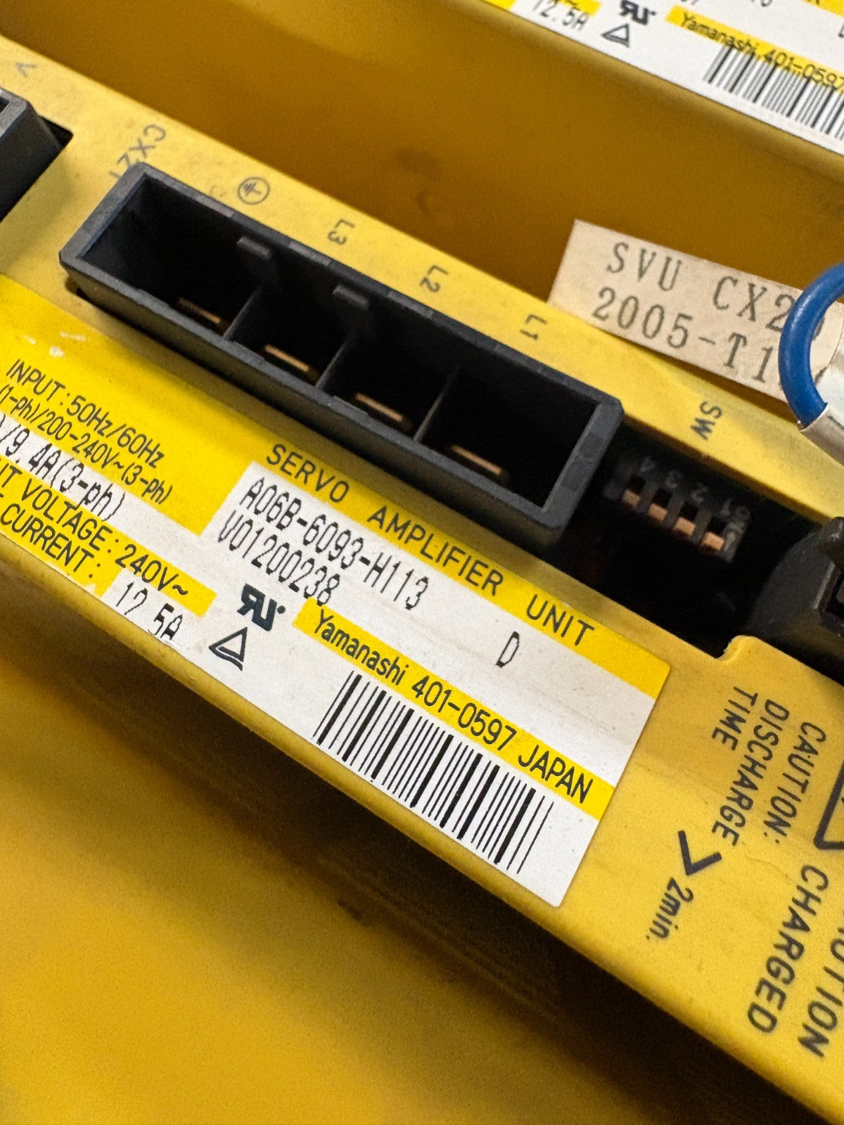 LOT OF 2 GENERAL ELECTRIC CR104PXG22 POWER SUPPLY W/EMERGENCY PUSH BUTTON4