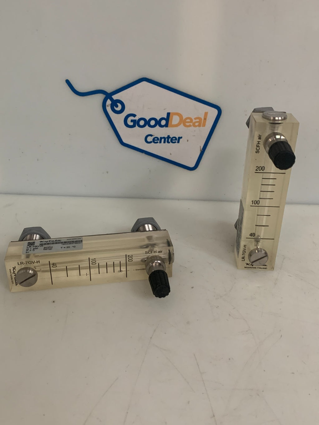 LOT OF 2 KYTOLA INSTRUMENTS FLOW METER LR-7GV-H
