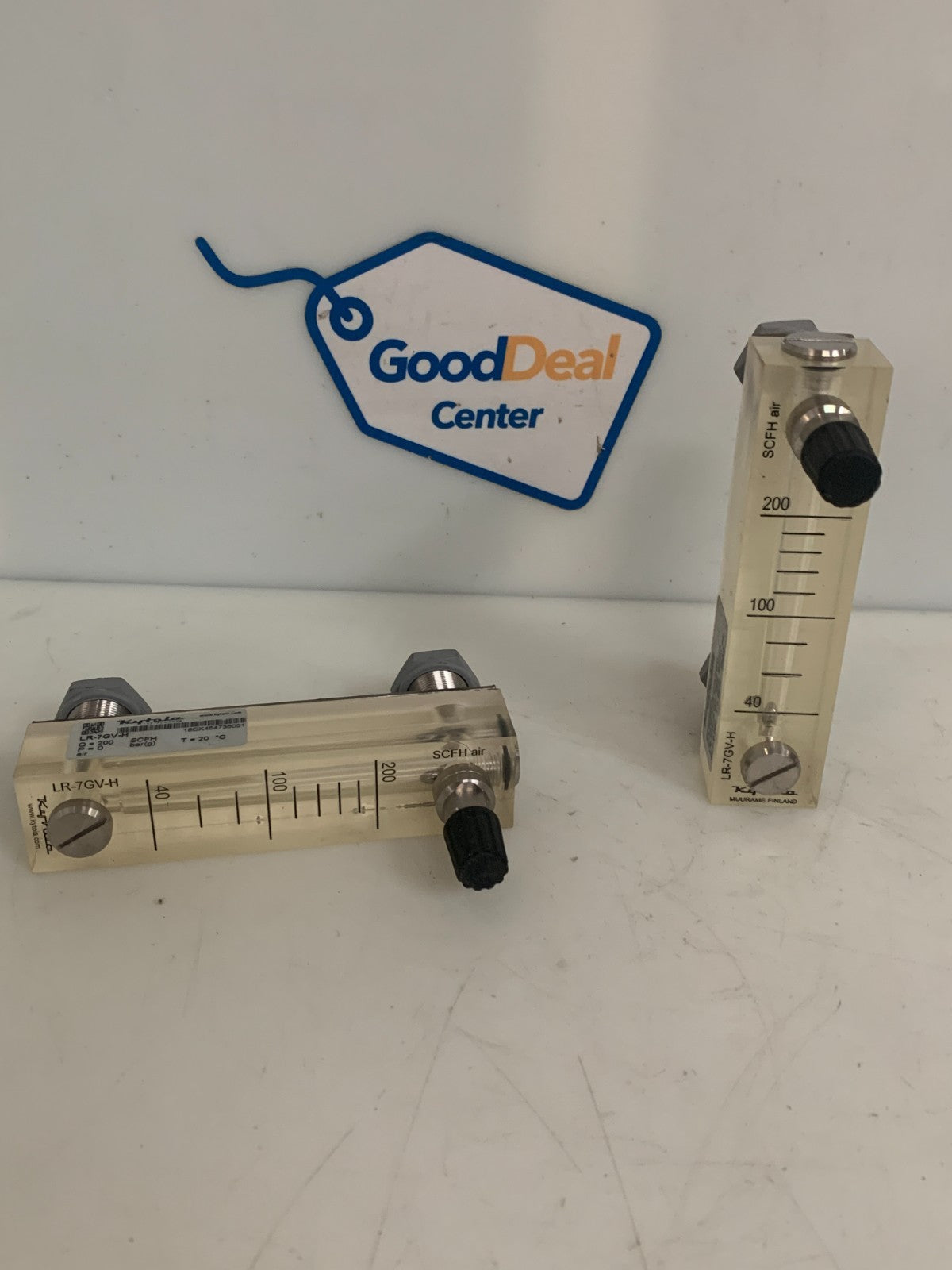 LOT OF 2 KYTOLA INSTRUMENTS FLOW METER LR-7GV-H