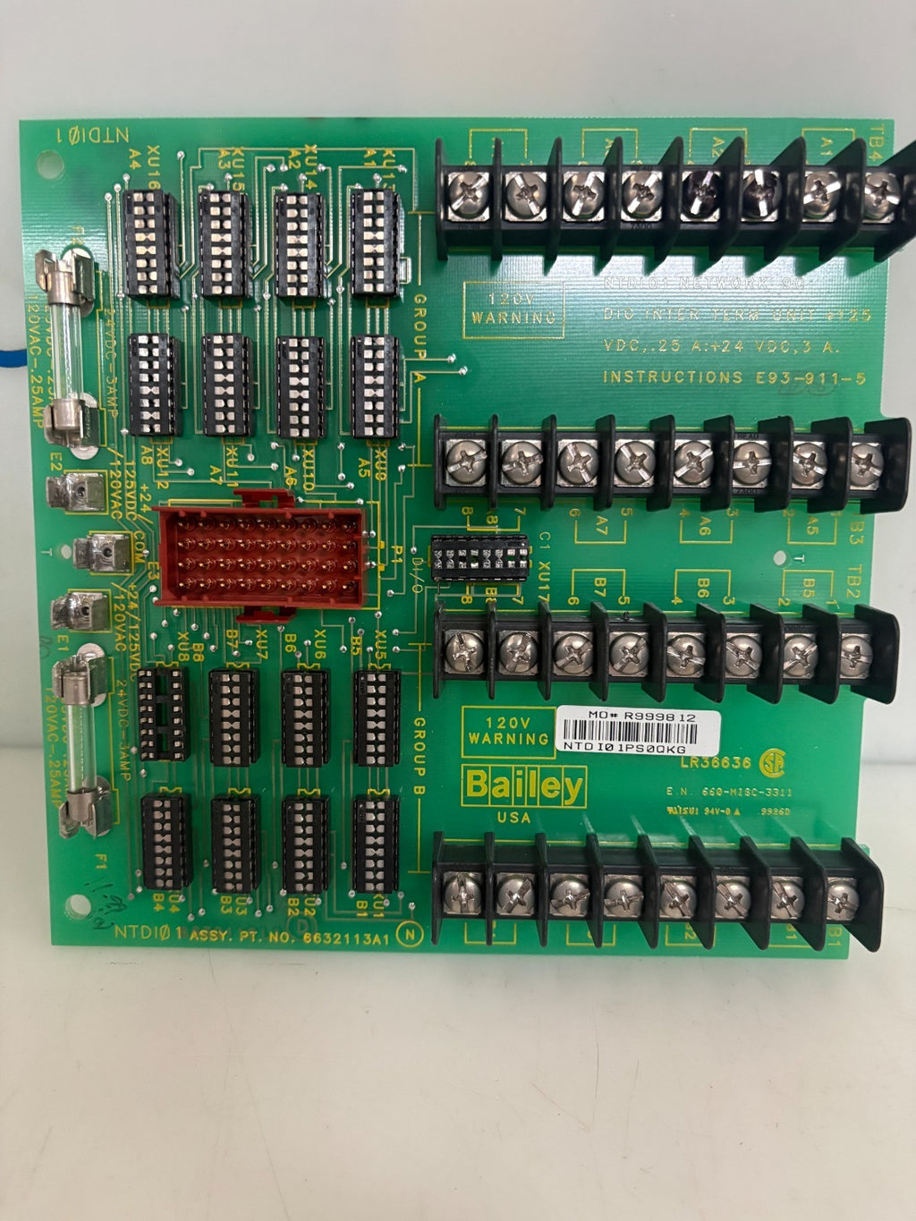 BAILEY NETWORK CIRCUIT BOARD 660-MISC-33111