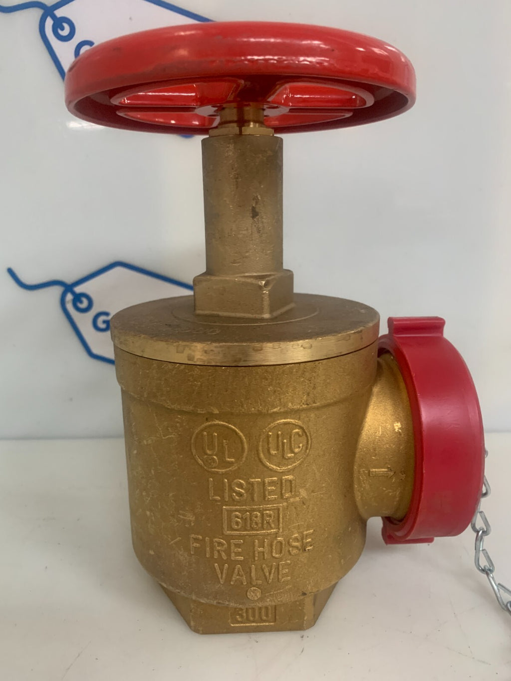 GIACOMINI BRASS FIRE PROTECTION ANGLE HOSE VALVE 2 1/2 #A56Y0143