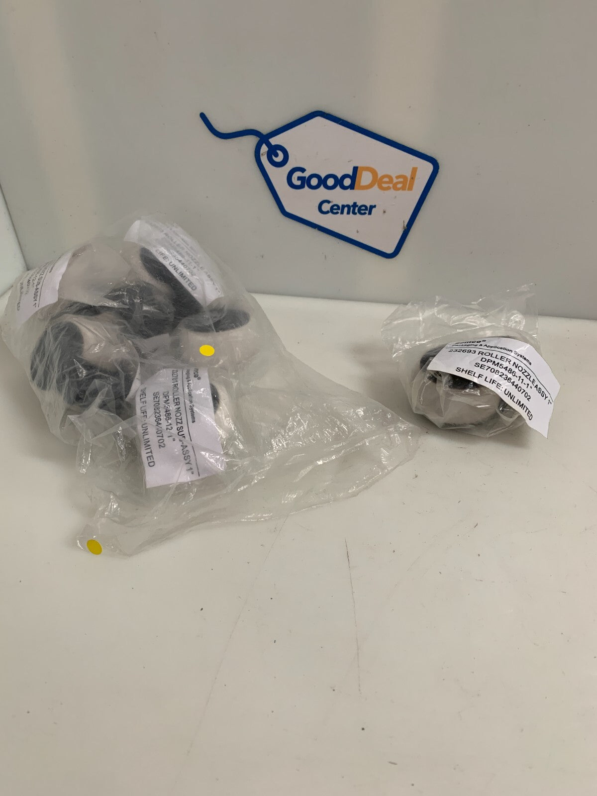 LOT OF 7  SEMCO 1" ROLLER NOZZLE ASSY 232693
