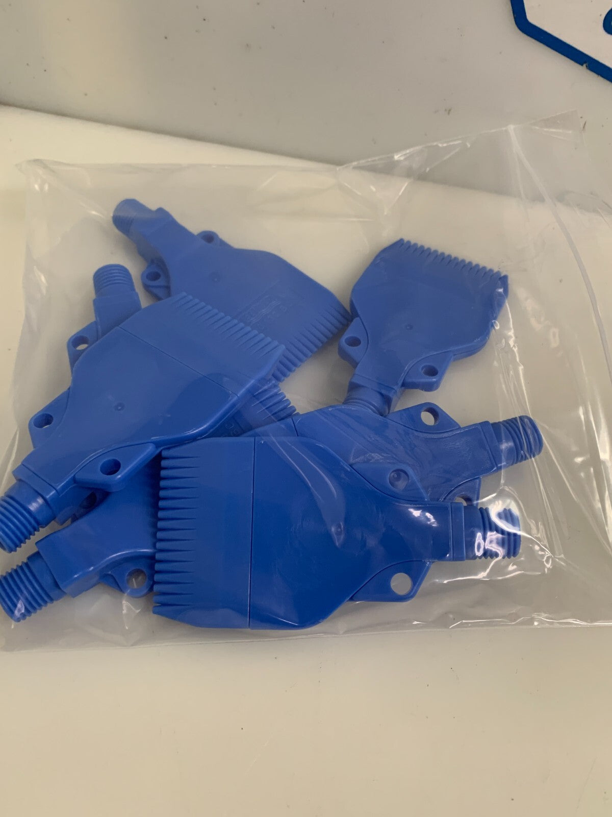 LOT OF 8 LECHLER FLAT JET AIR PRESSURE NOZZLE 600.130.BC