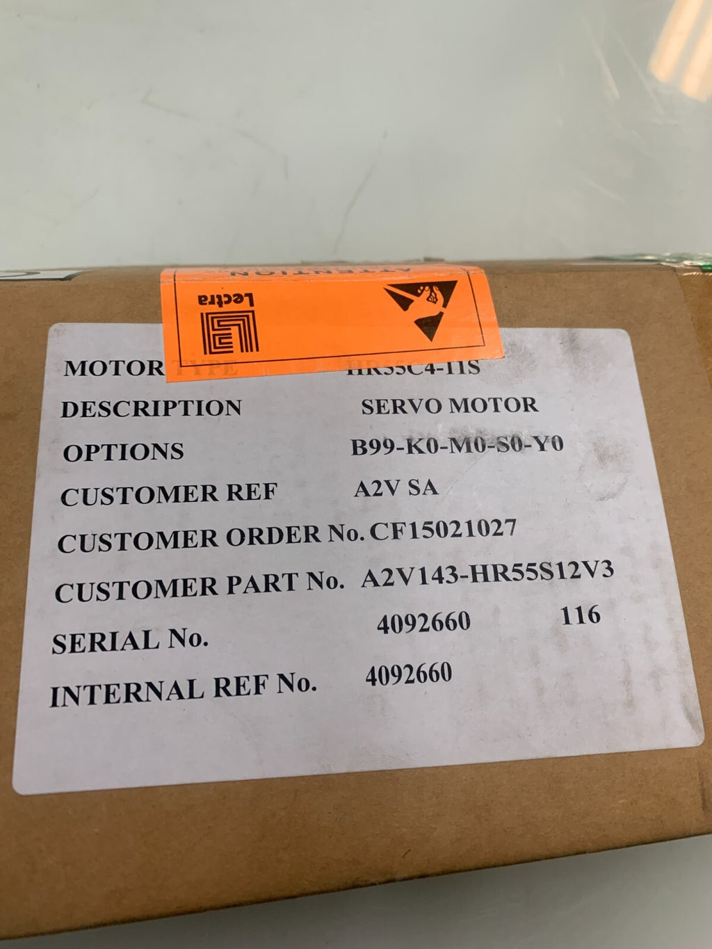 A2V Mecatronique HR55C4-11S Servo Motor