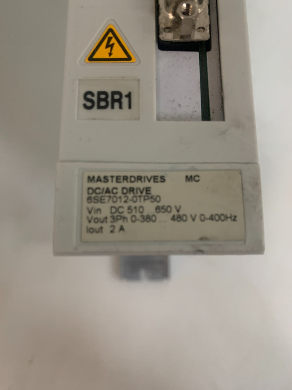 SIEMENS DC/AC DRIVE MASTERDRIVES MC 6 SE7012-OTP50-Z Z=F01+C23+621