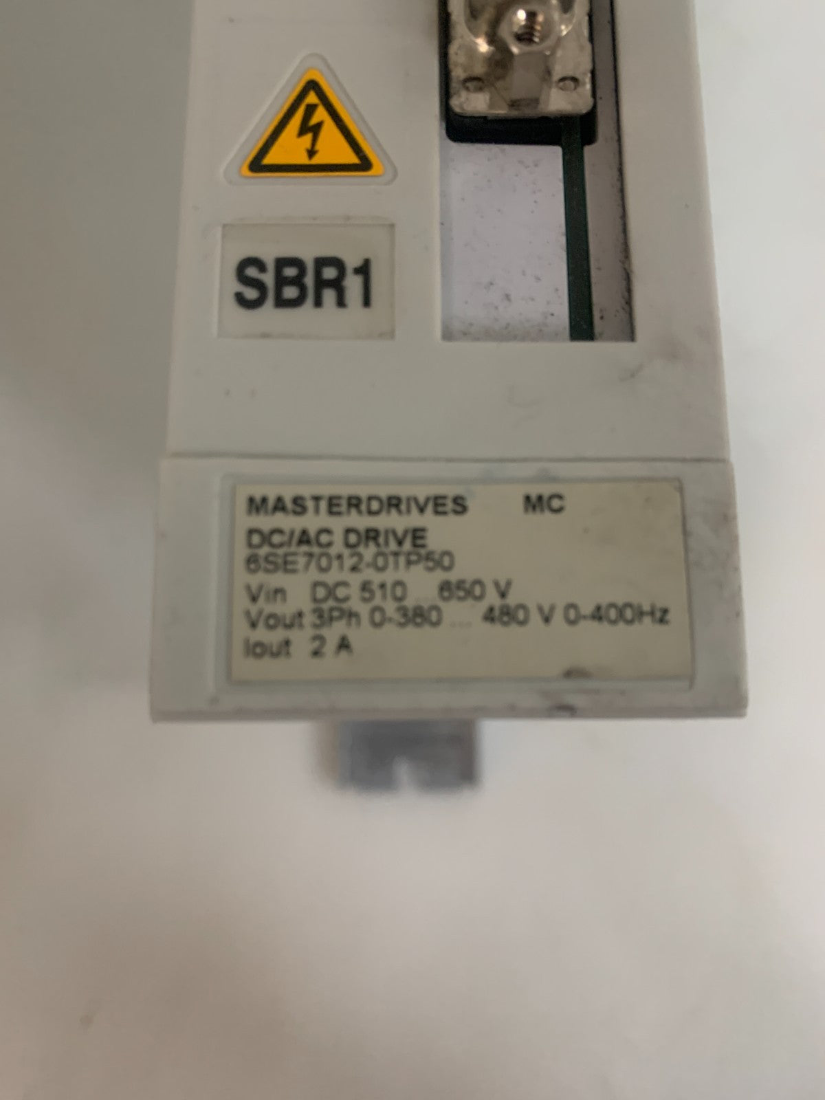 SIEMENS DC/AC DRIVE MASTERDRIVES MC 6 SE7012-OTP50-Z Z=F01+C23+621