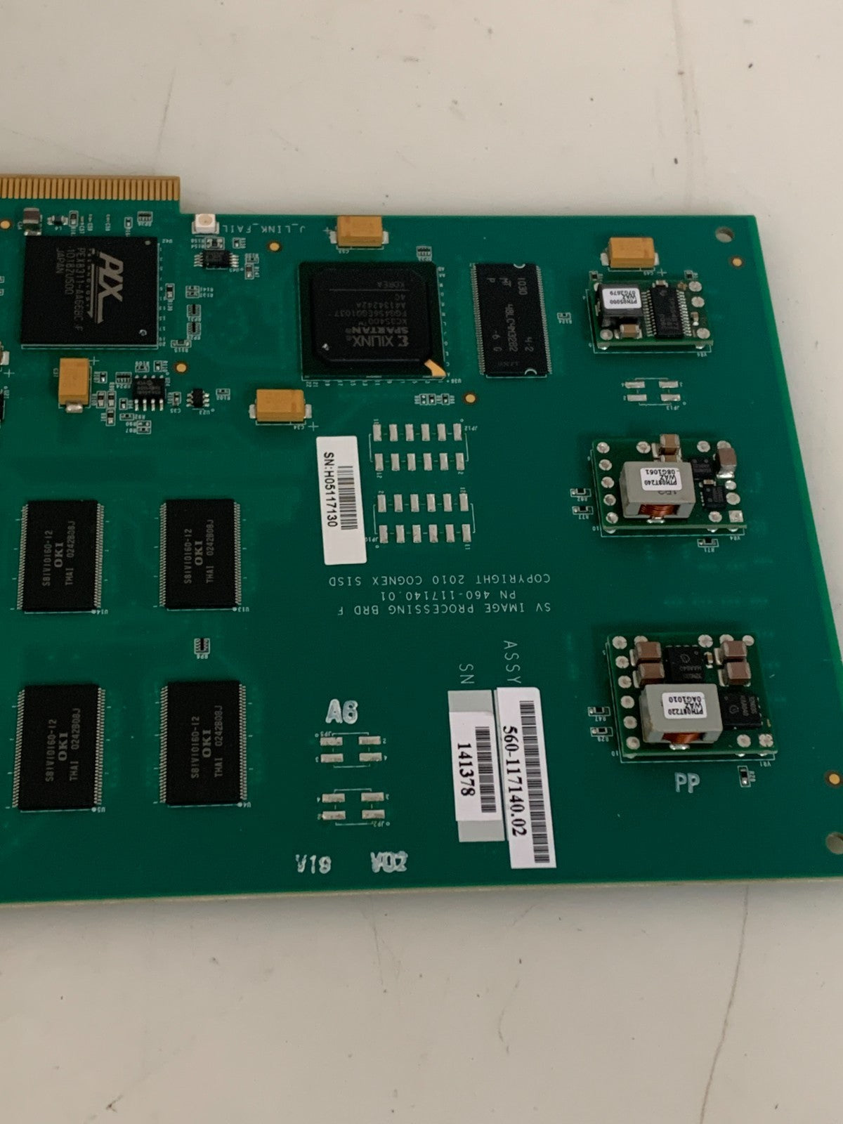 COGNEX IMAGE PROCESSING BOARD 560-117140-025