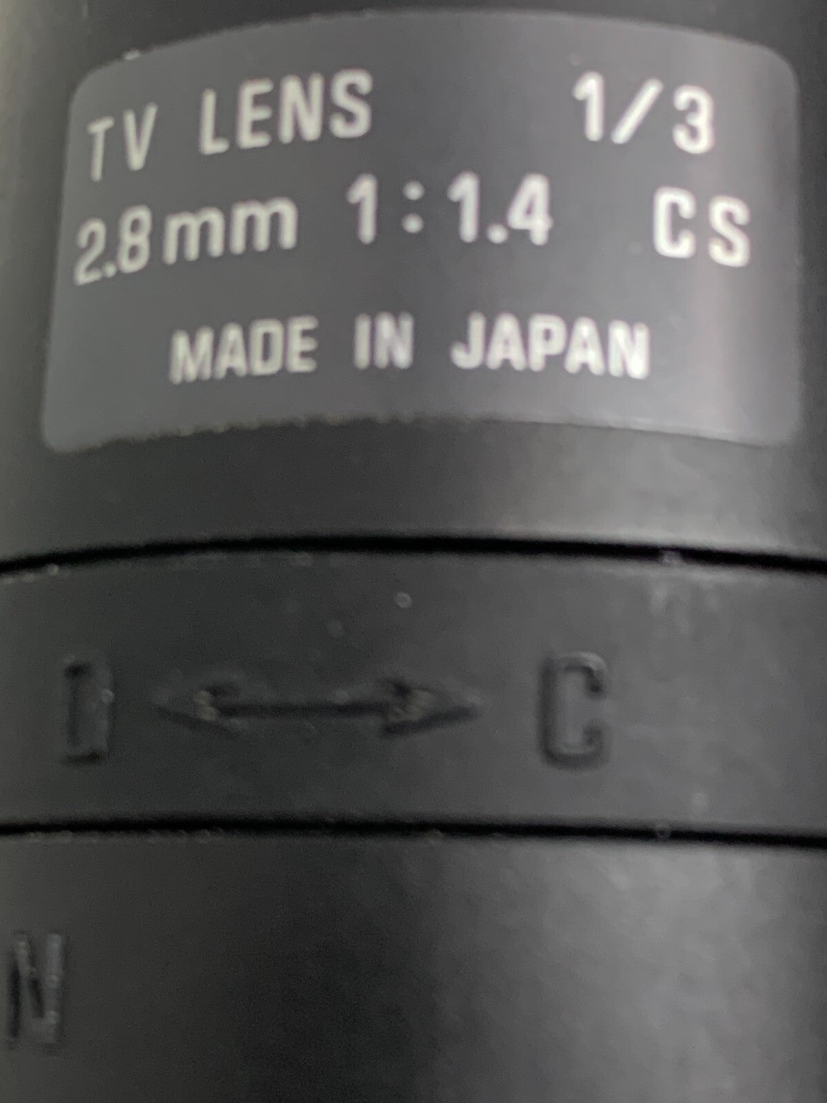 TAMRON   TV Lens  1/3  2.8mm  1:1.4