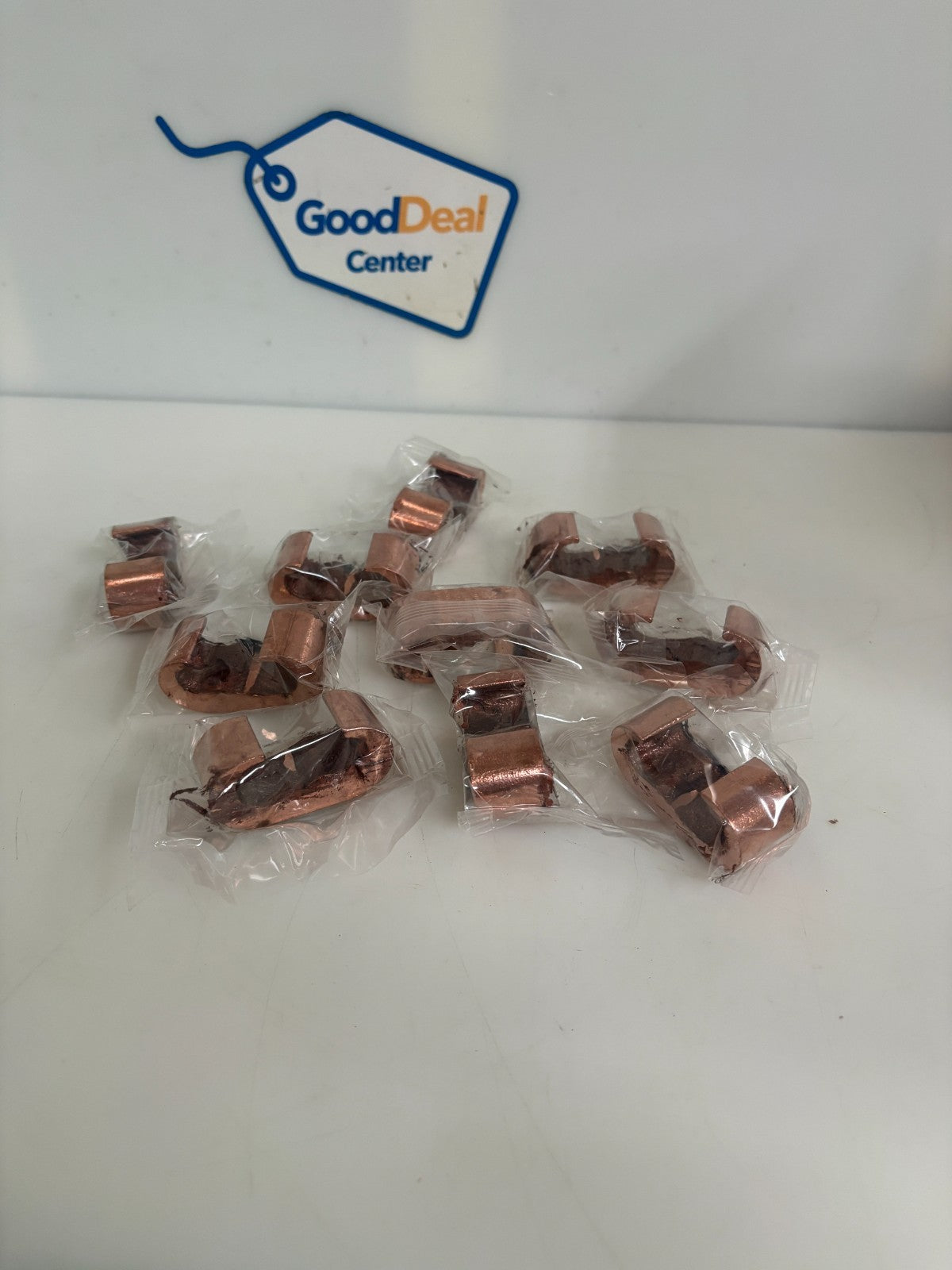 LOT OF 10 BURNDY HYTAP COMPRESSION GROUNDING C-TAP 3/0-250 TO 6-2/0 CU GROUND0