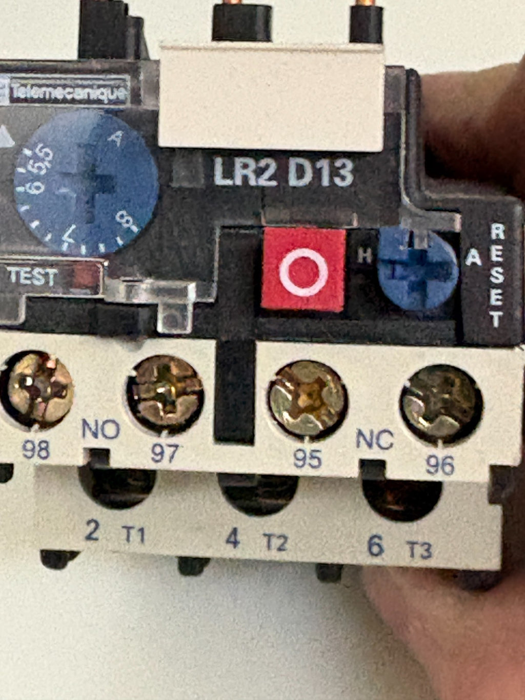 LOT OF 3 TELEMECANIQUE OVERLOAD RELAY LR2 D13