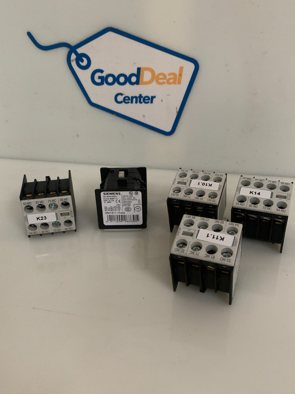 LOT OF 5 SIEMENS AUXILIARY CONTACT 3RH1911-1FA22