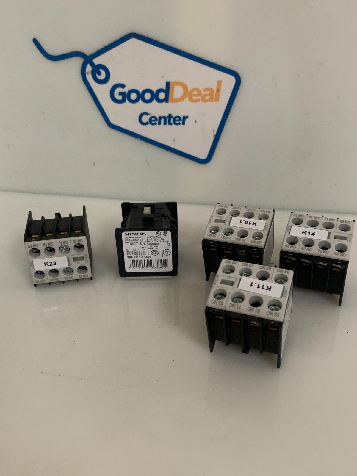 LOT OF 5 SIEMENS AUXILIARY CONTACT 3RH1911-1FA22