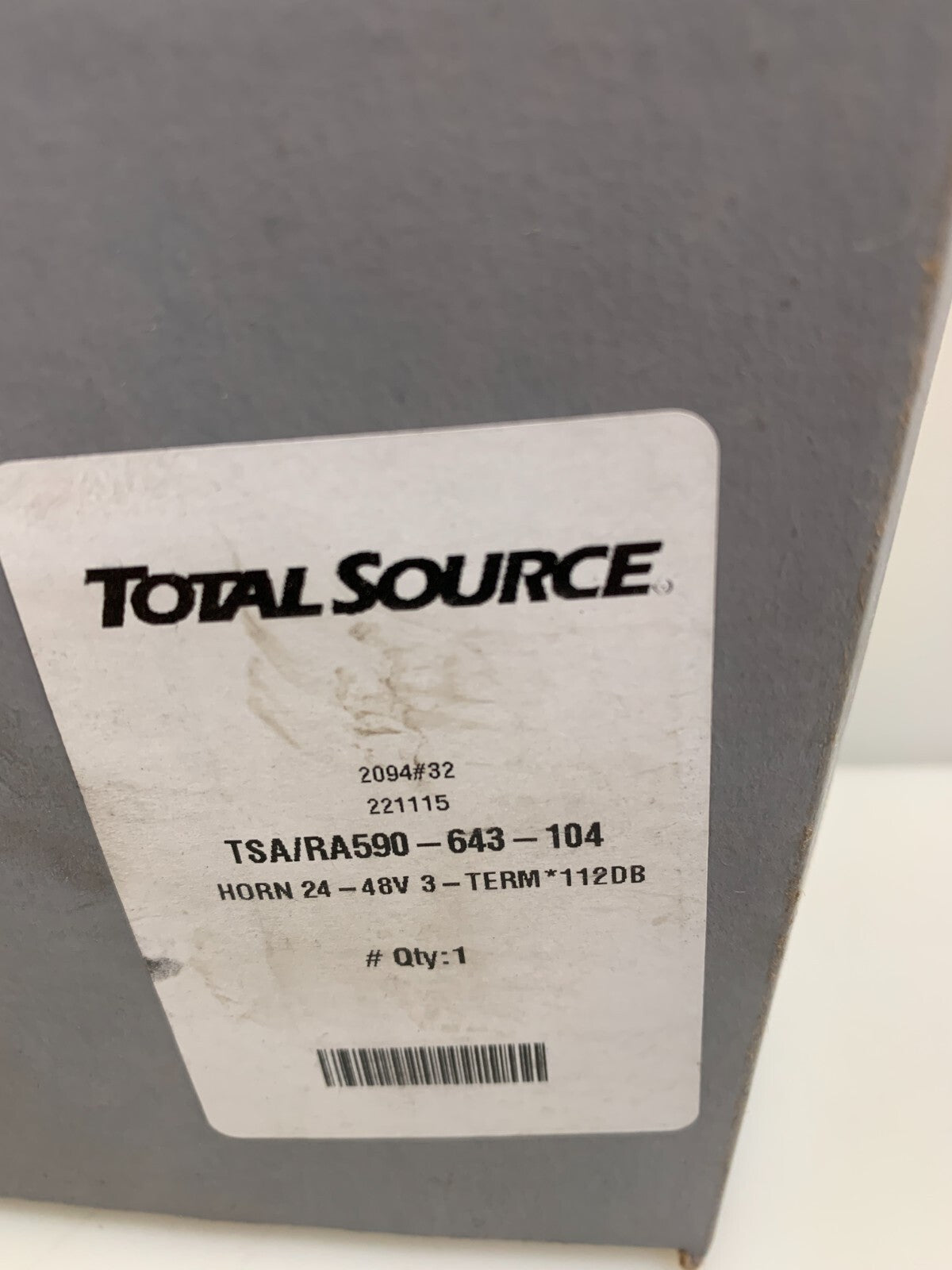 TOTAL SOURCE / RAYMOND TSA-RA  Lift Truck Horn   590-643-104