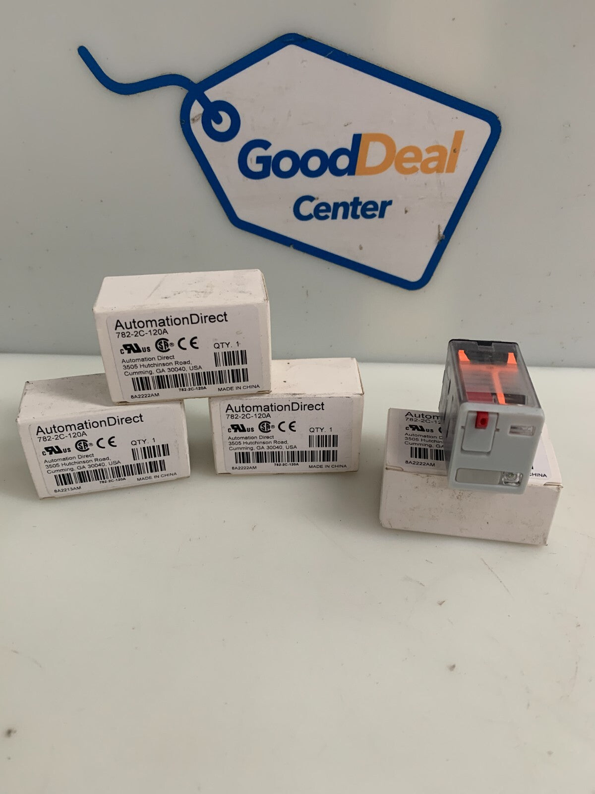 LOT OF 4 AUTOMATION DIRECT HEAVY DUTY MAGNETIC COIL RELAY 782-2C-12A