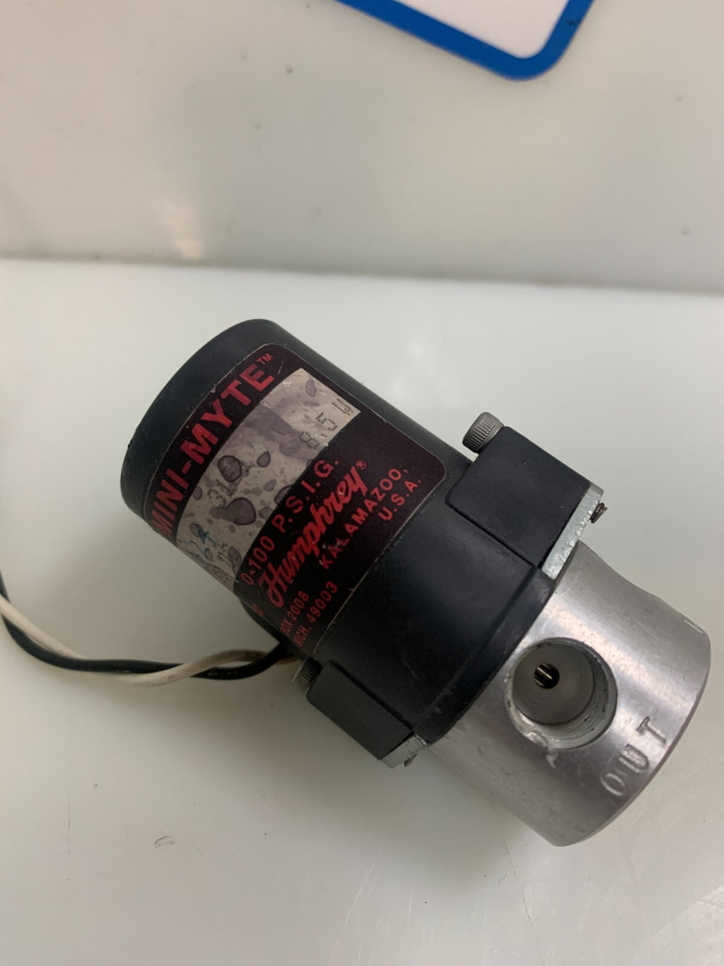 Humphrey Mini-Myte 31E1 3-way single electric valve 8.5W 0-100PSI 24V