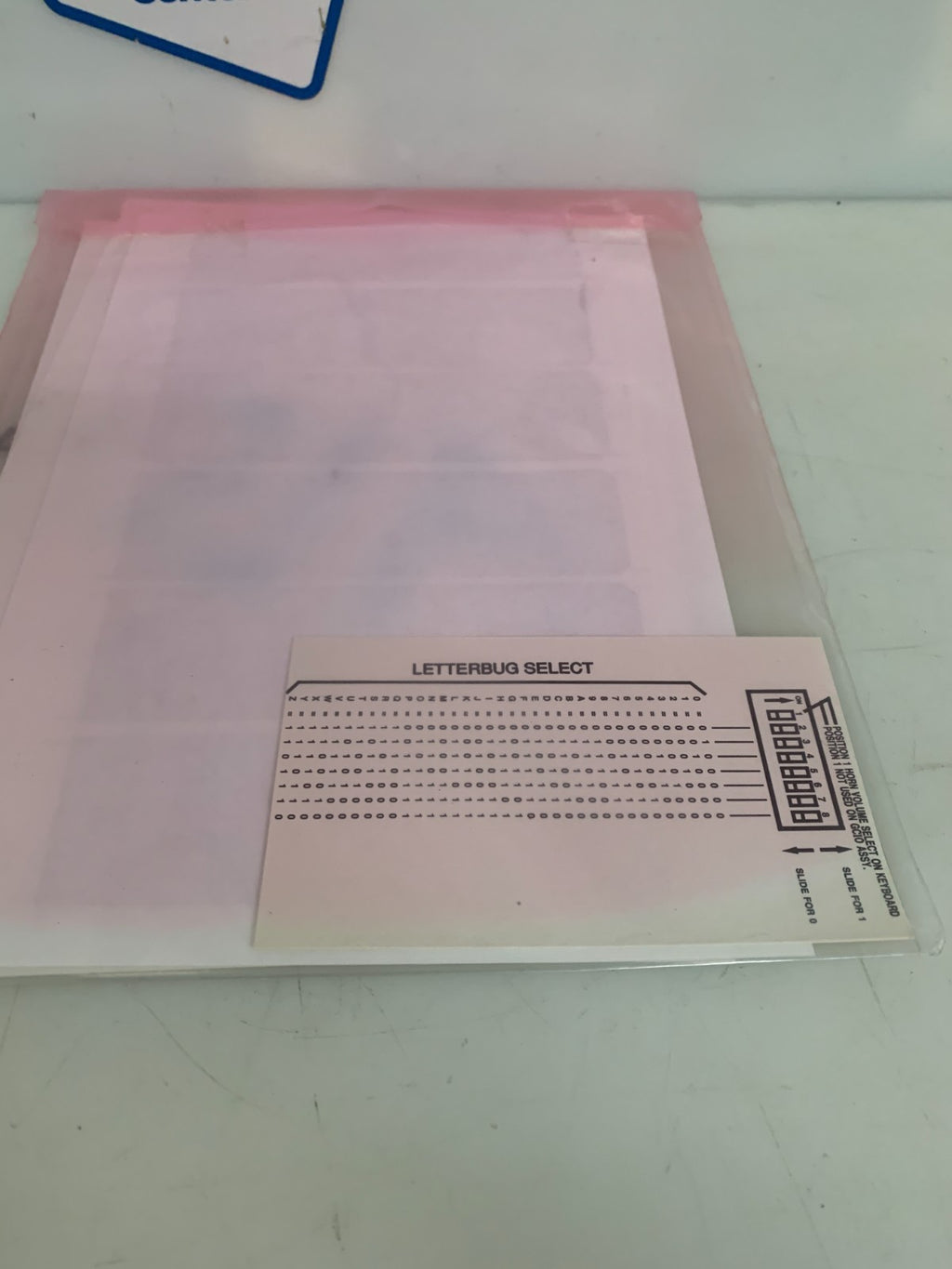 FOXBORO KEYBOARD LETTERING LABEL PO903QZ  MIL-B-81705B CRYSTAL-X3