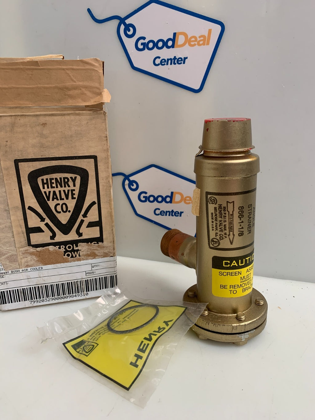 HENRY VALVE CO.   Angle Strainer  866-1-1/80